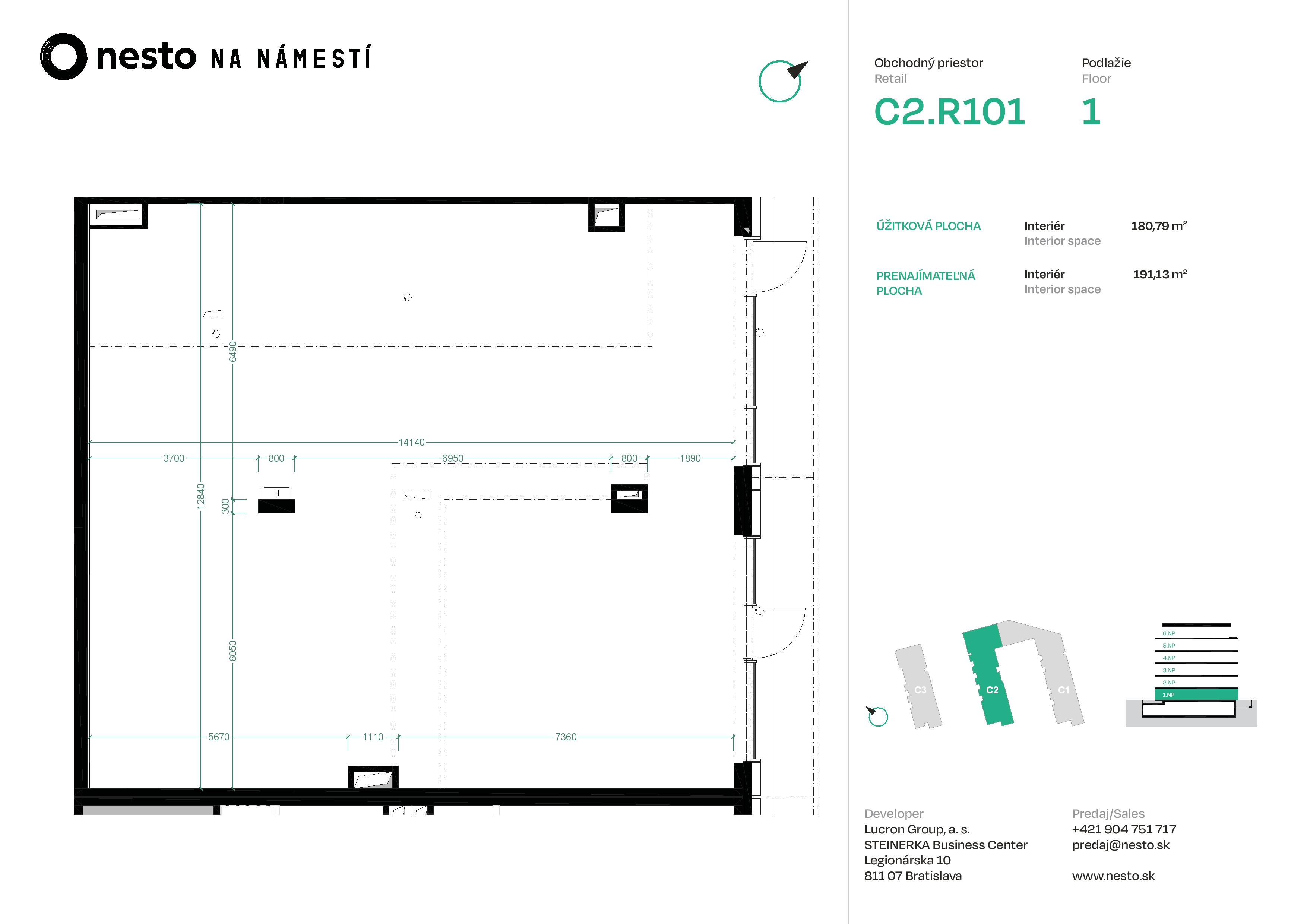 Nesto - C2.R101 - Pôdorys