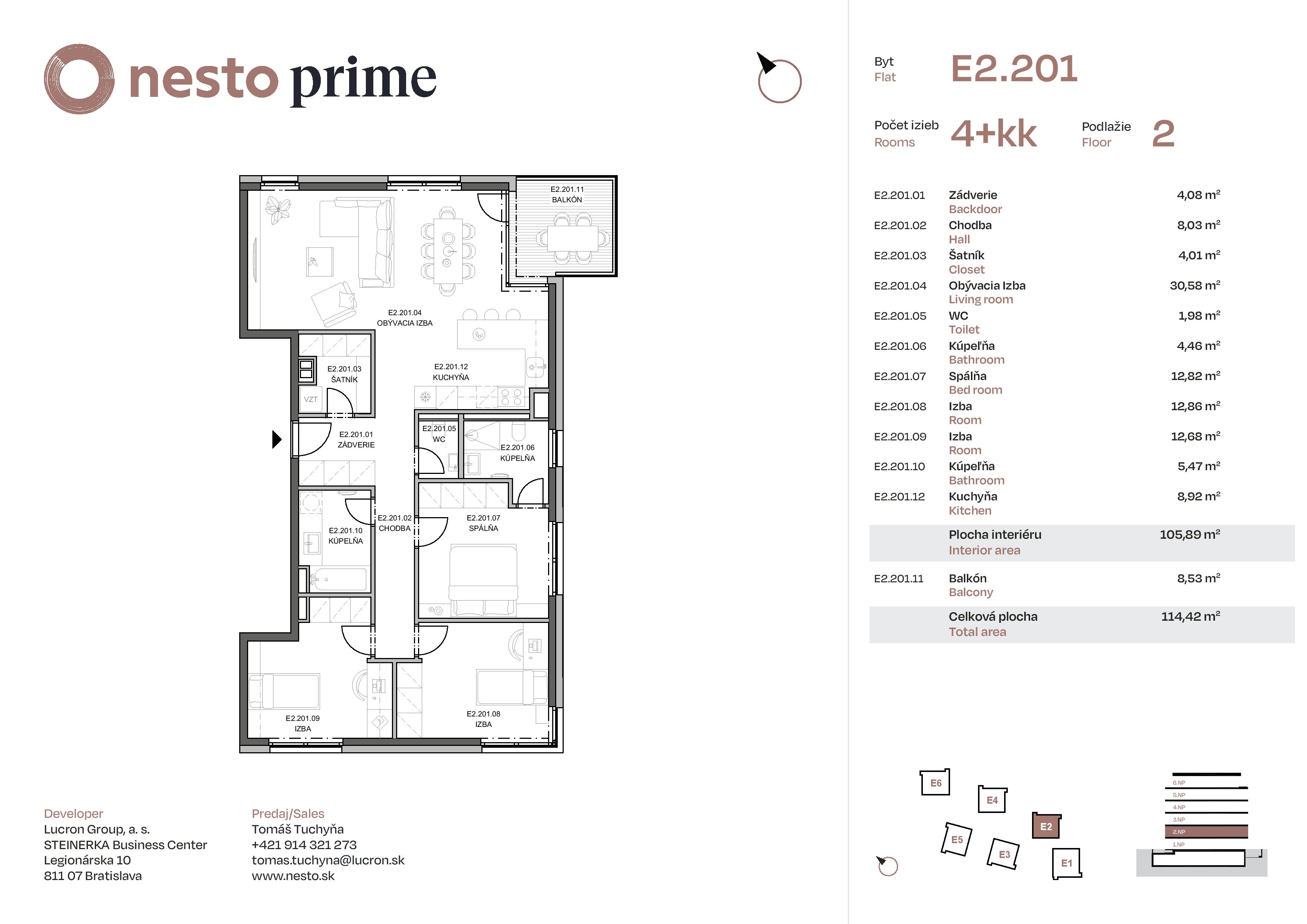 Nesto - E2.201 - Pôdorys