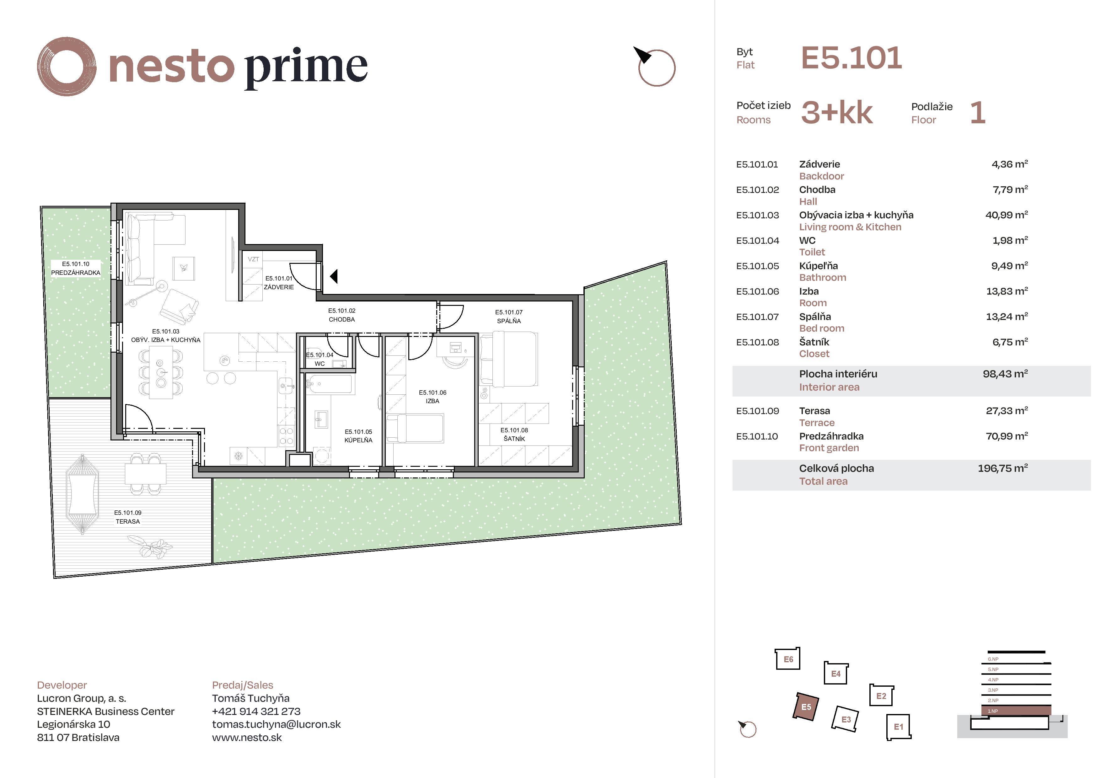 Nesto - E5.101 - Pôdorys