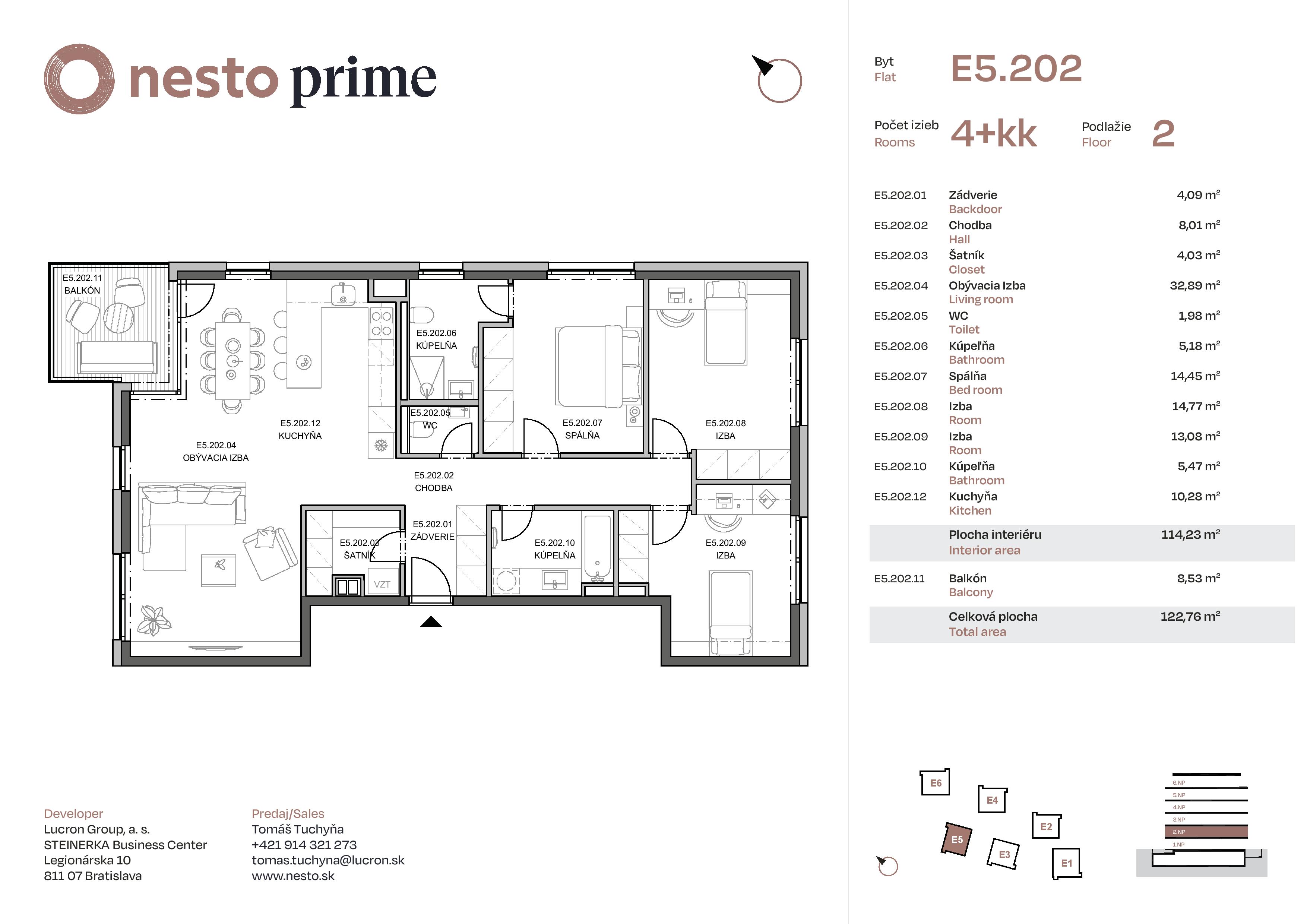 Nesto - E5.202 - Pôdorys