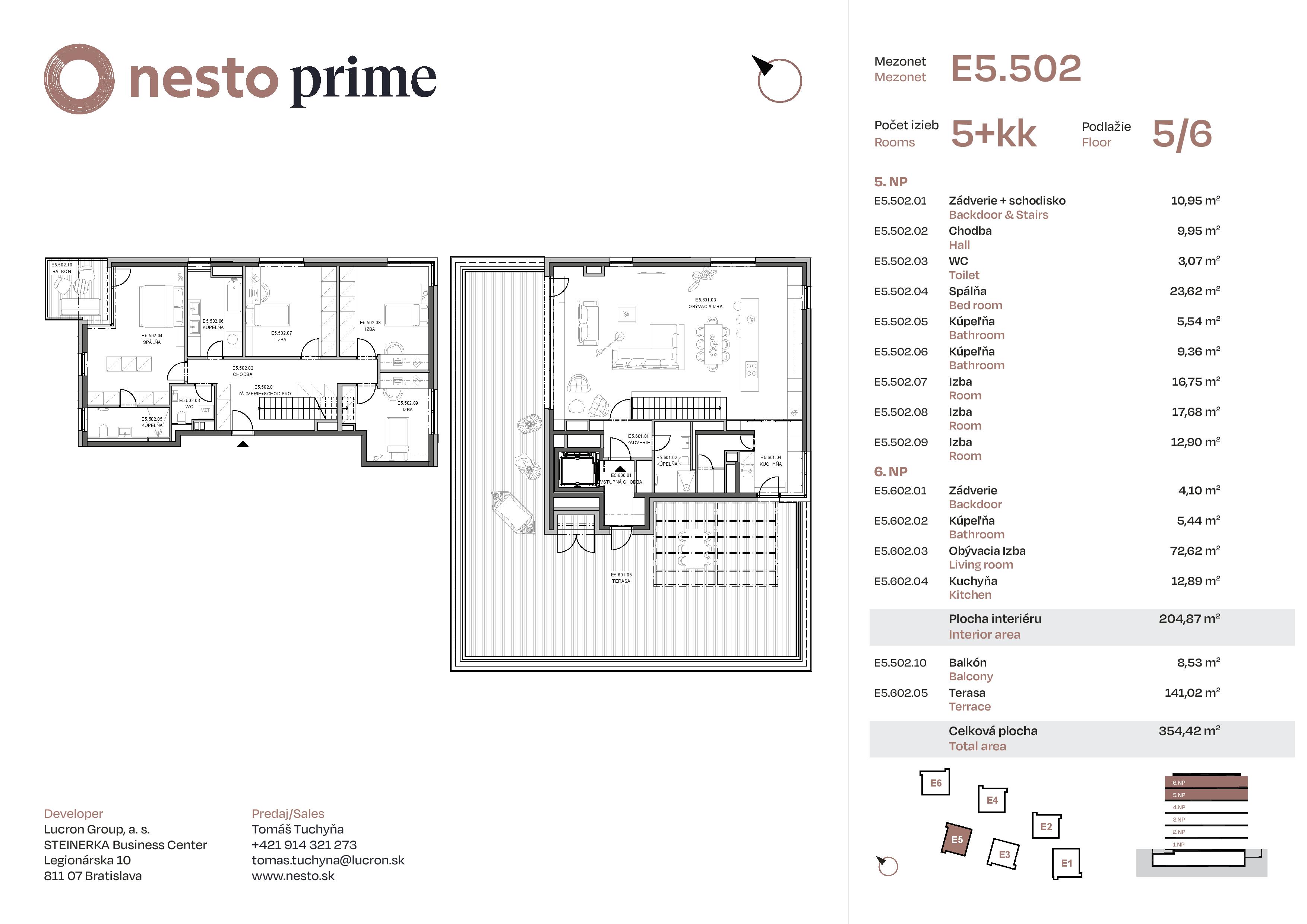 Nesto - E5.502 - Pôdorys