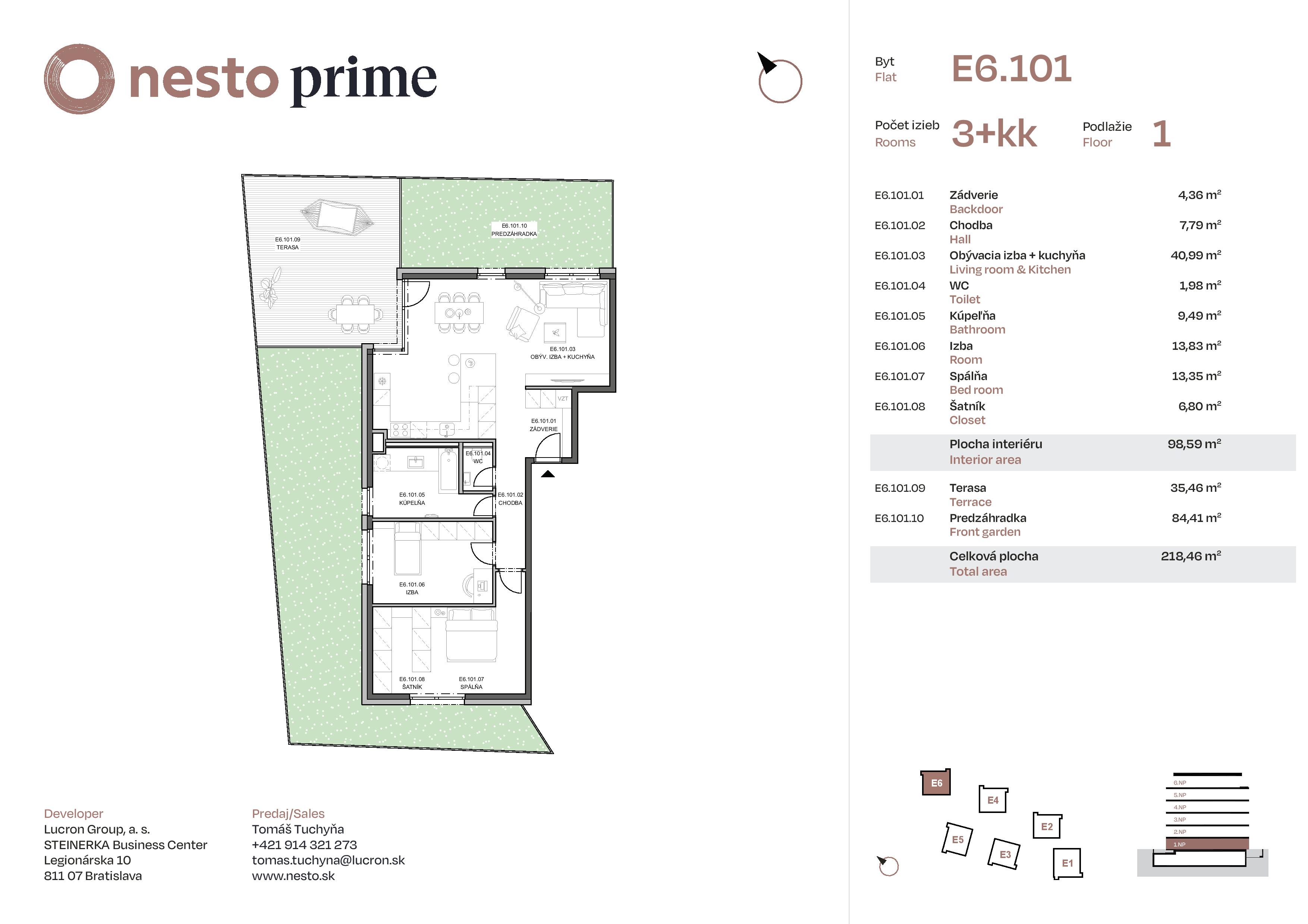 Nesto - E6.101 - Pôdorys