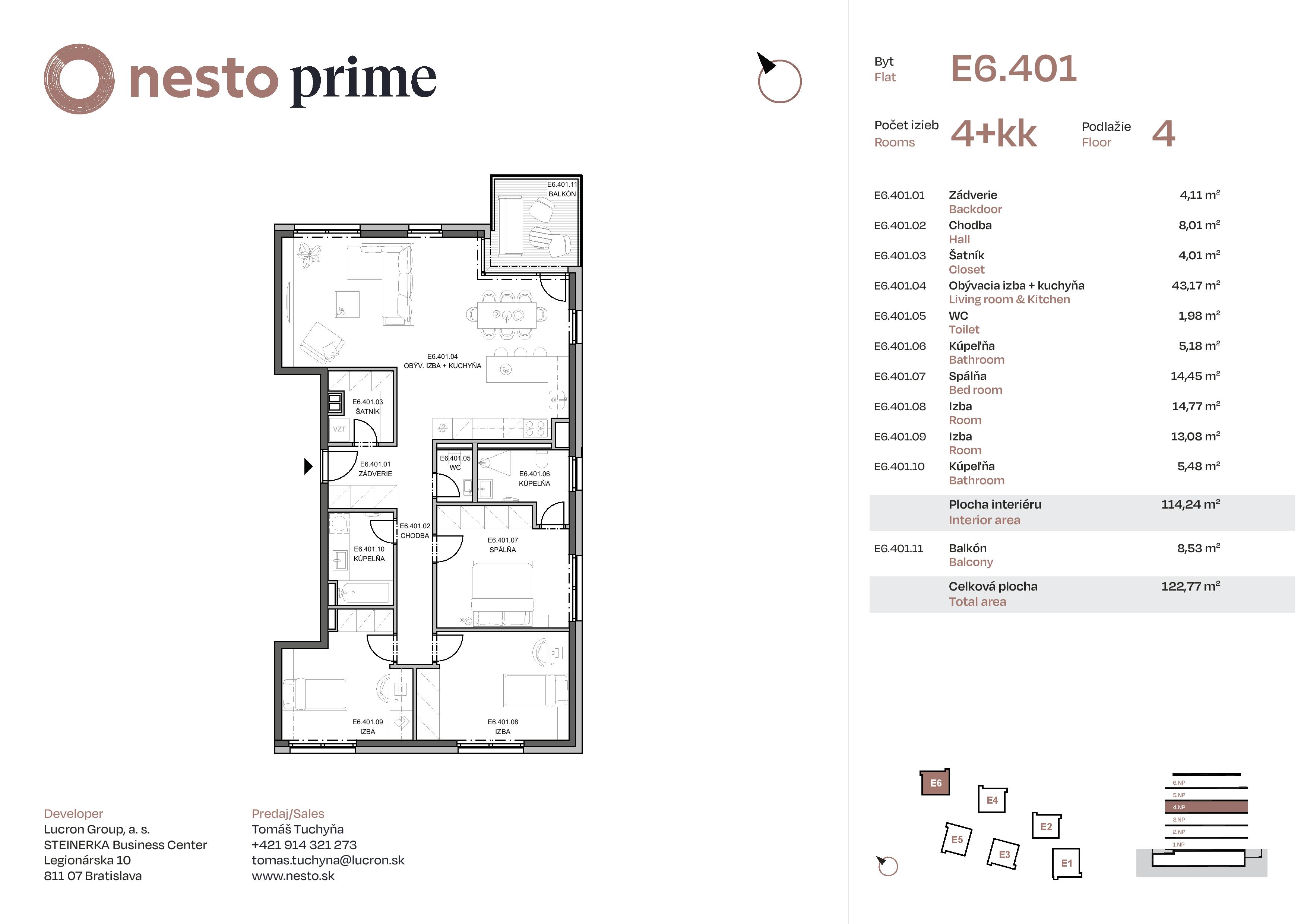 Nesto - E6.401 - Pôdorys