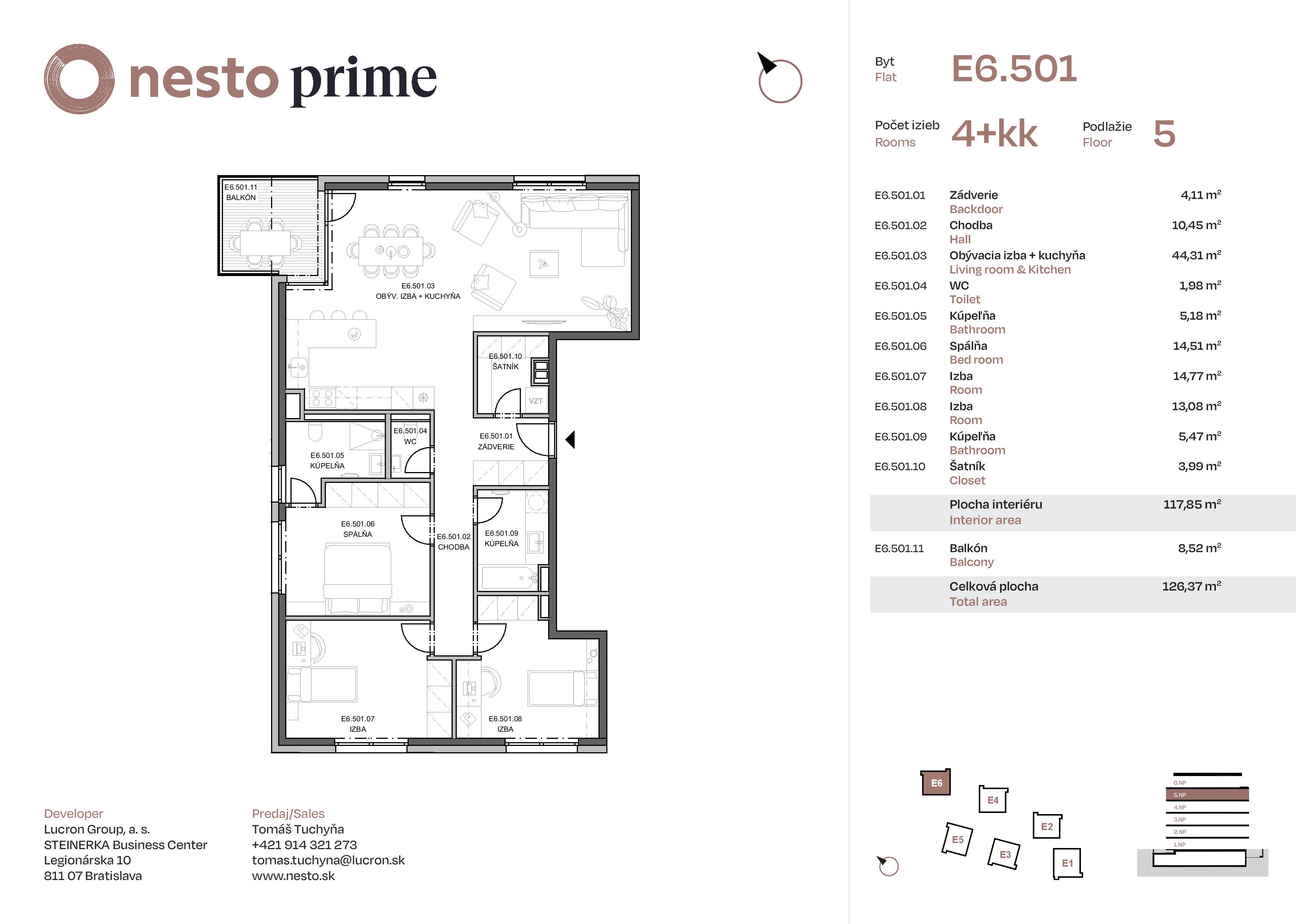 Nesto - E6.501 - Pôdorys