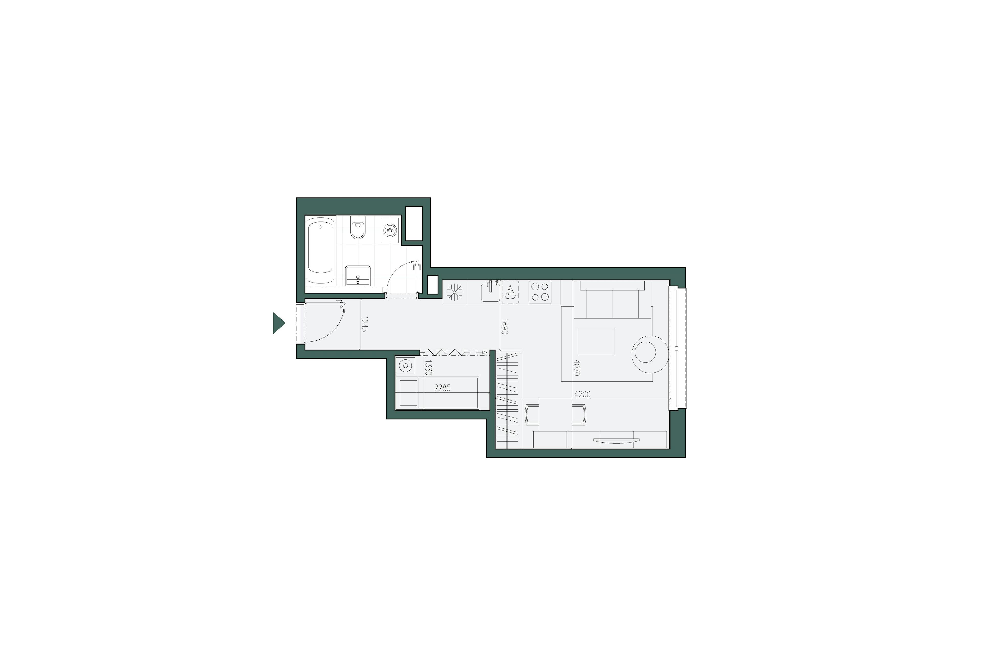 Olivia residence - 12.12 - Pôdorys