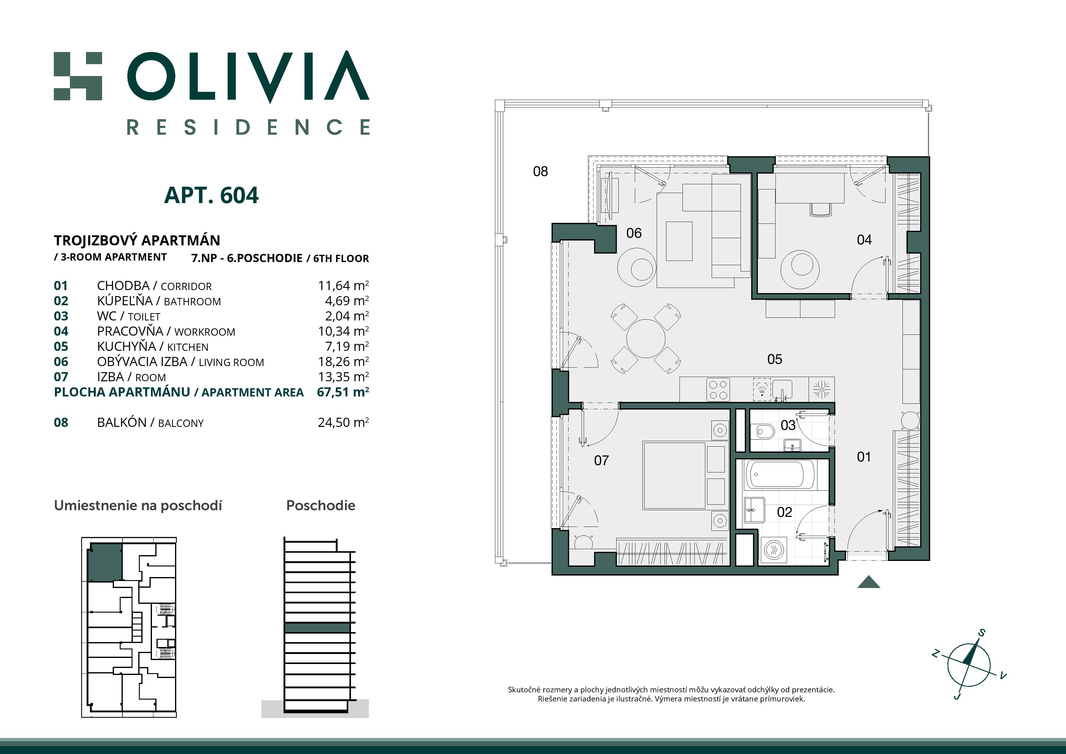 Olivia residence - 06.04 - Pôdorys