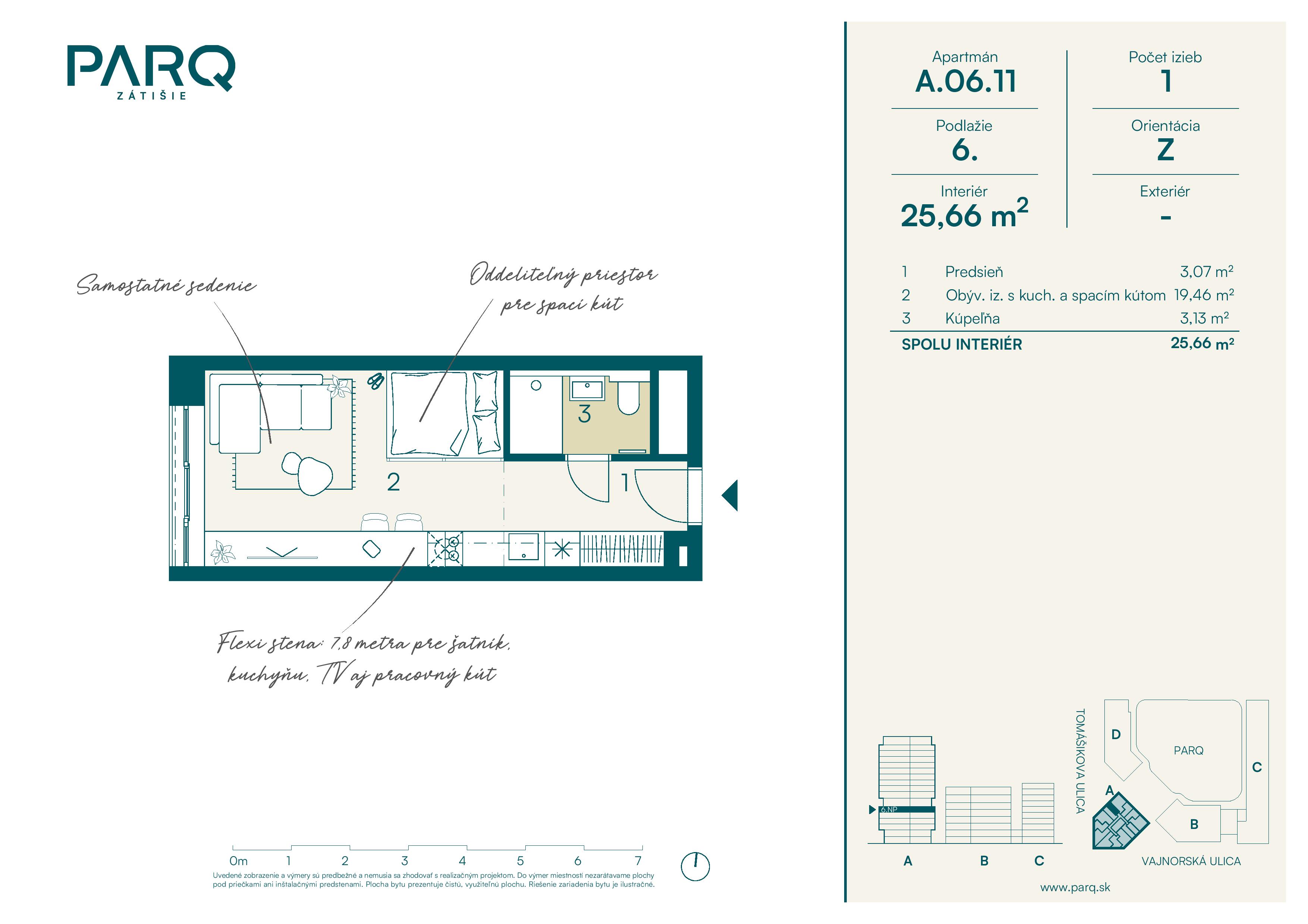 PARQ Zátišie - A.06.11 - Pôdorys