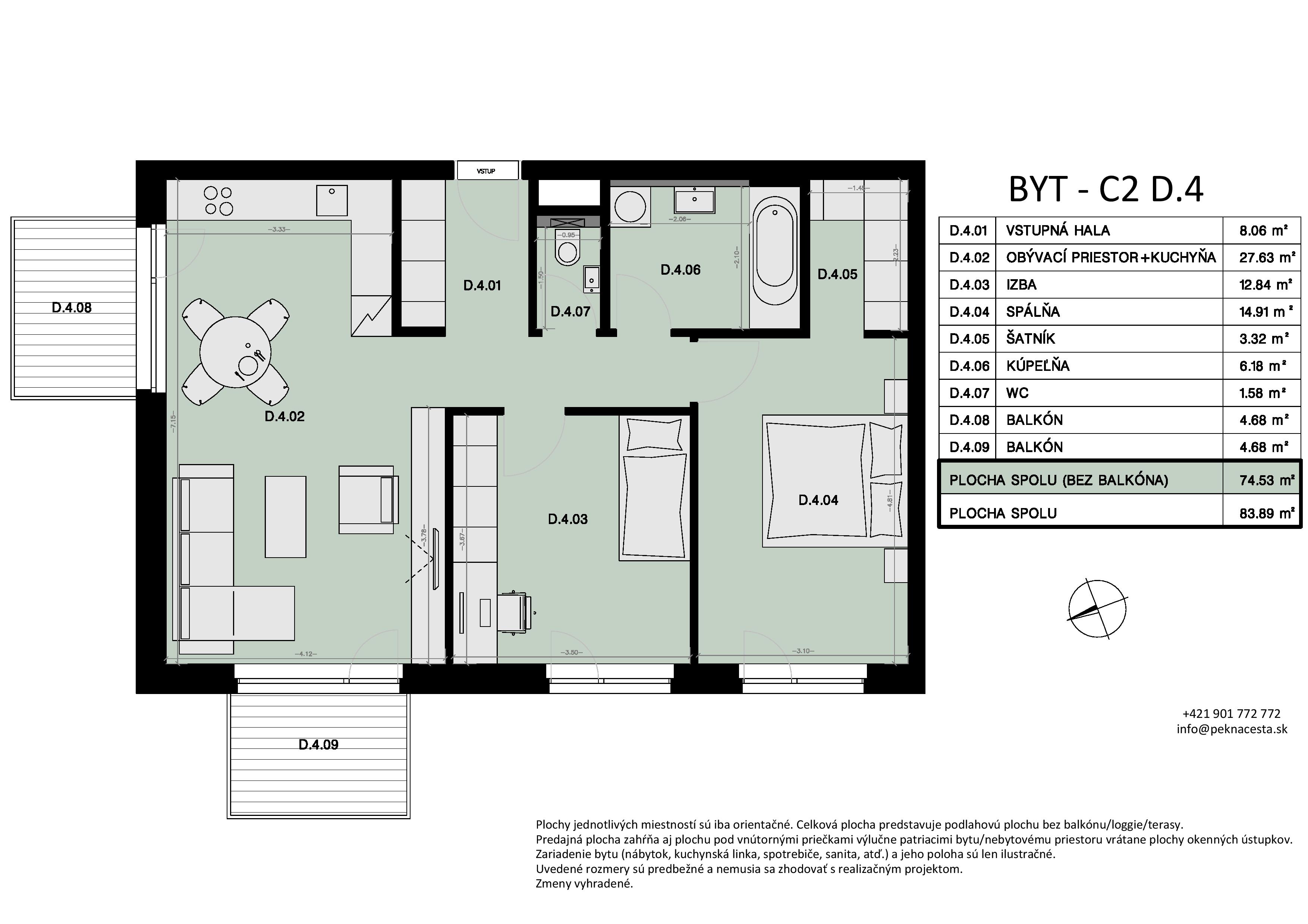 Pekná cesta - D.4 - Pôdorys