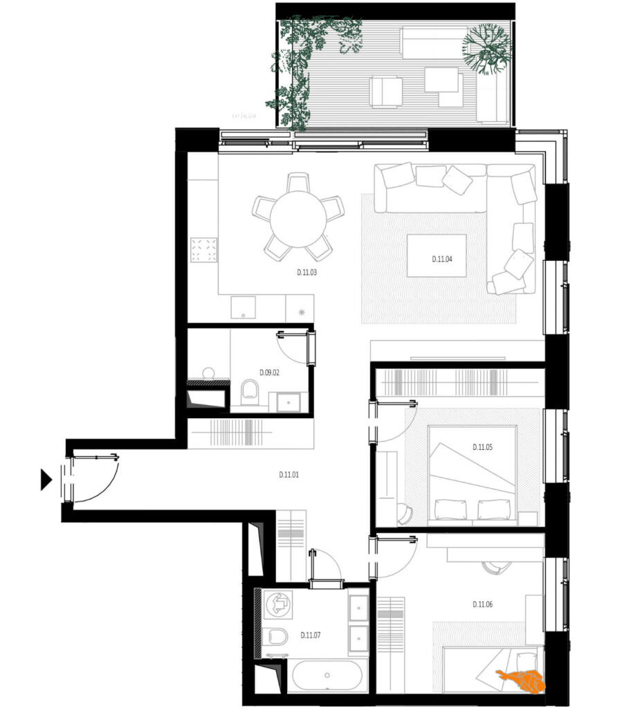 PONT - D.11 - Pôdorys