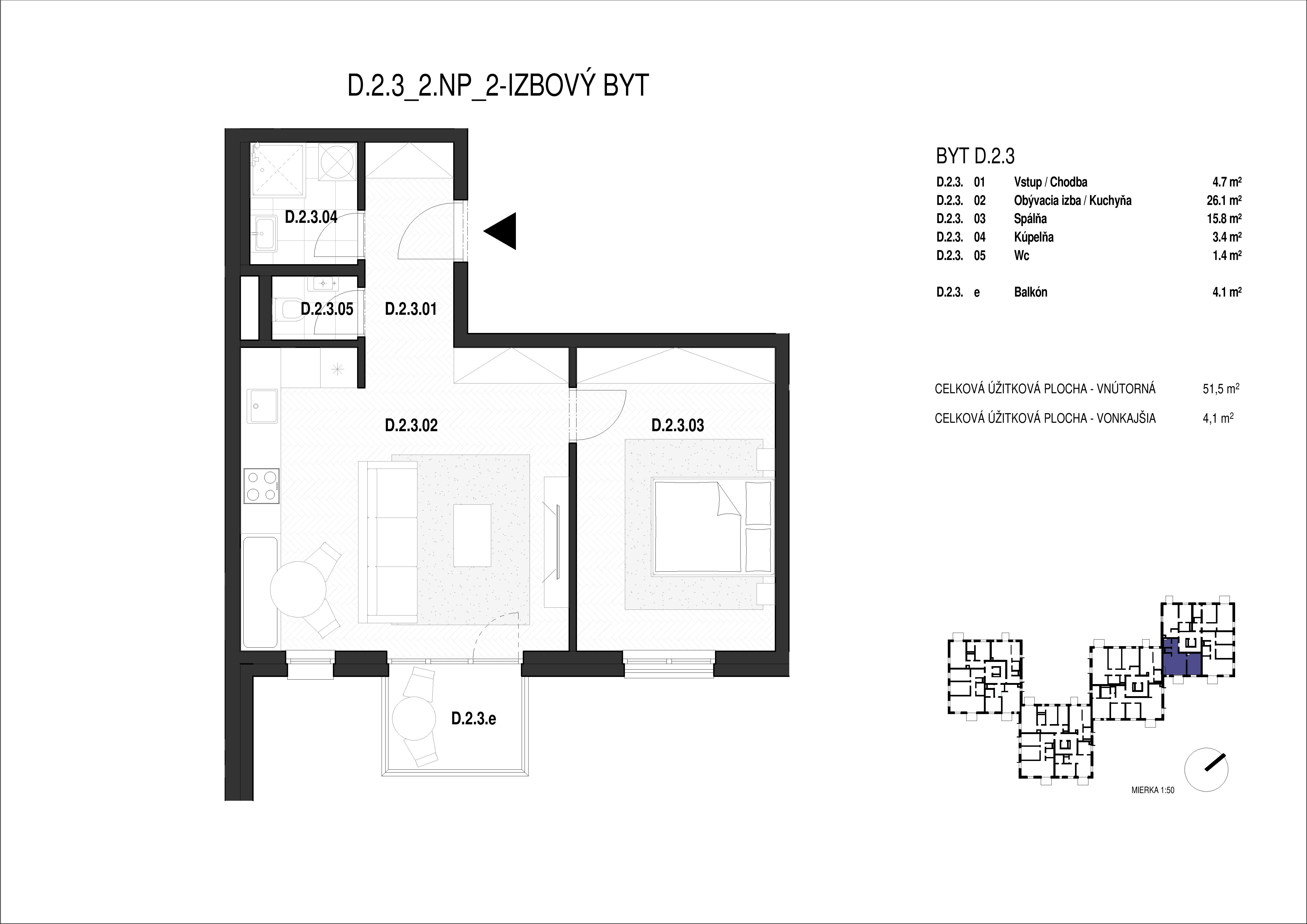 pri Železnej studničke - D.2.3 - Pôdorys