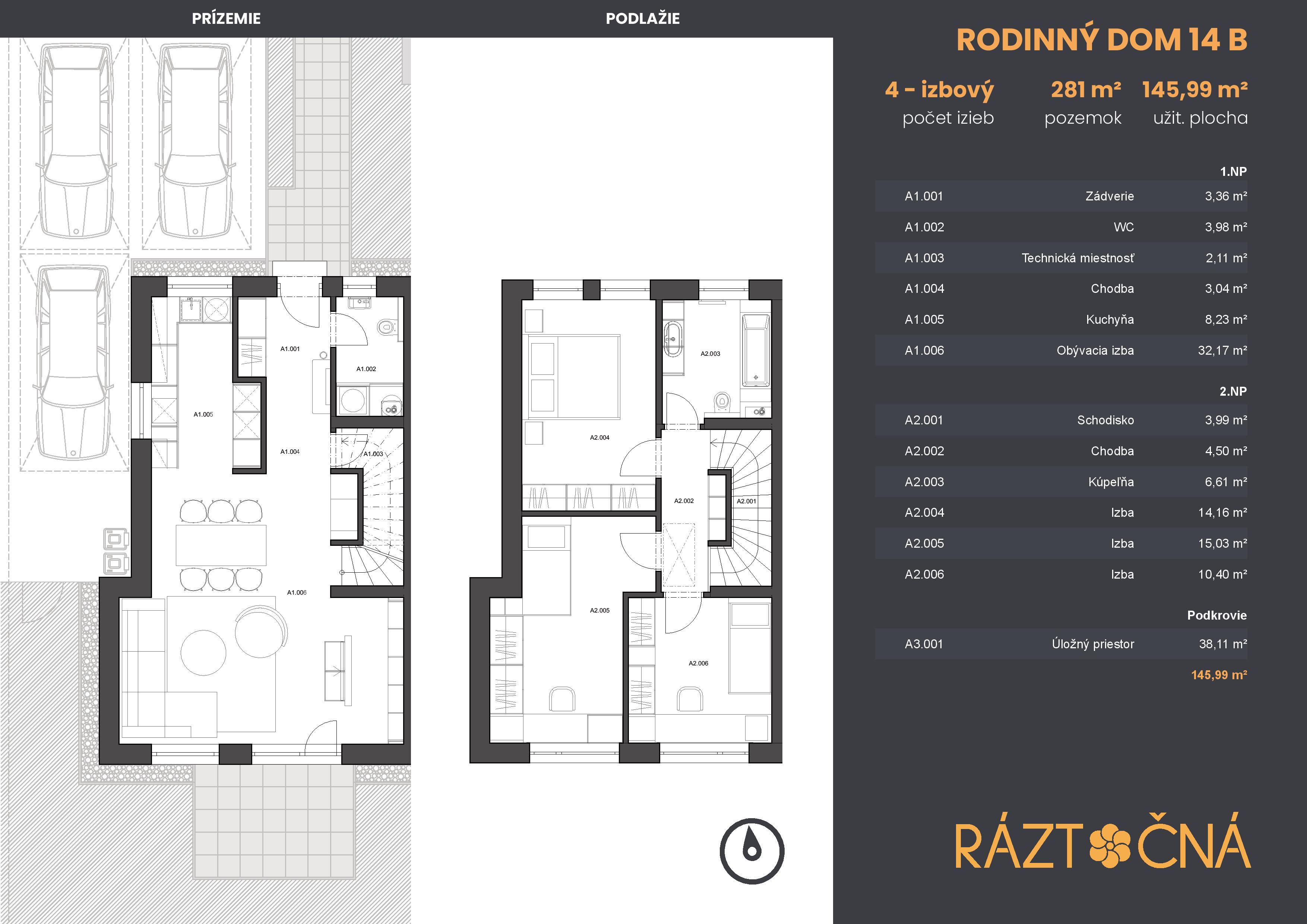 Ráztočná - 14B - Pôdorys