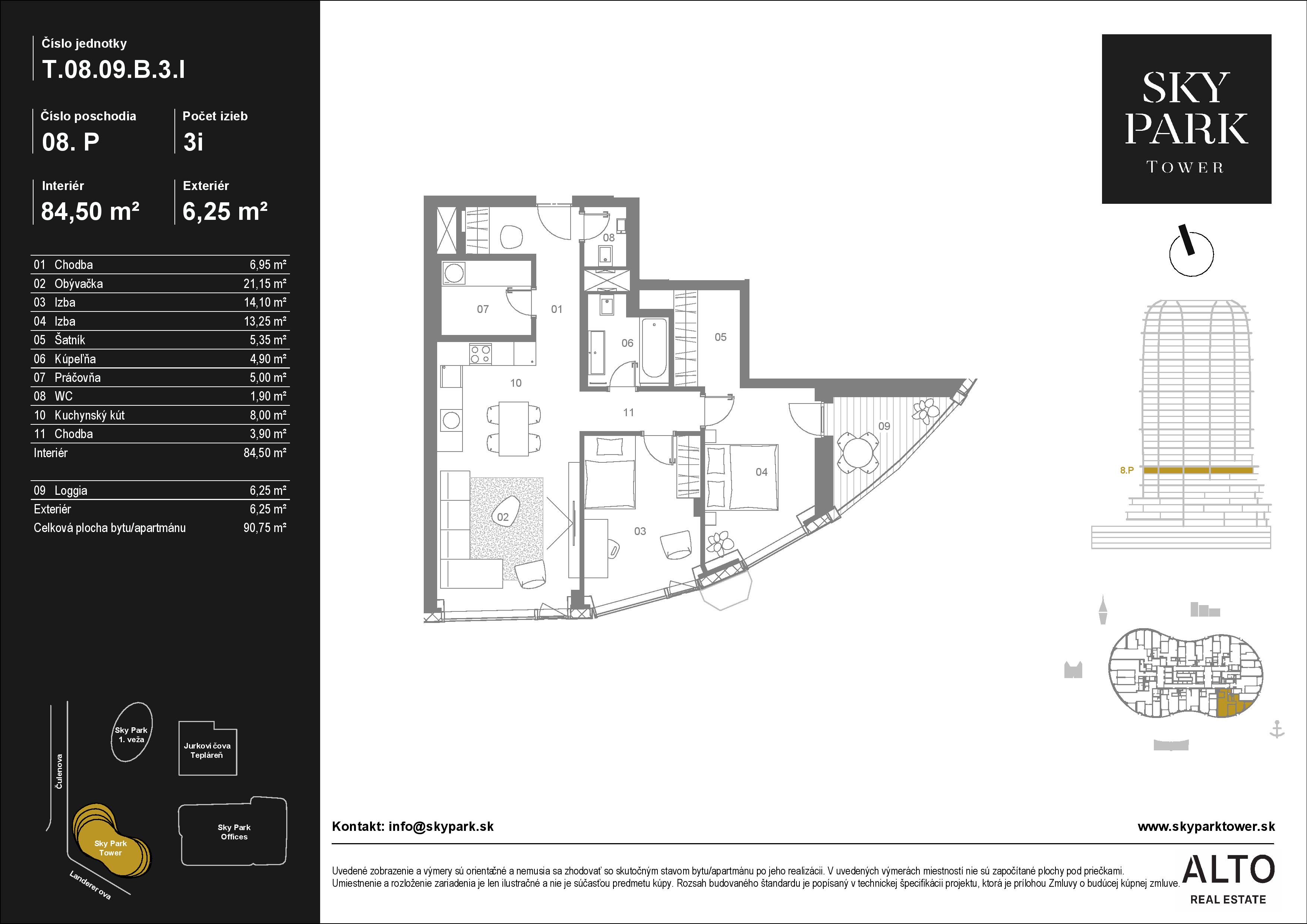 Sky Park - T.08.09 - Pôdorys