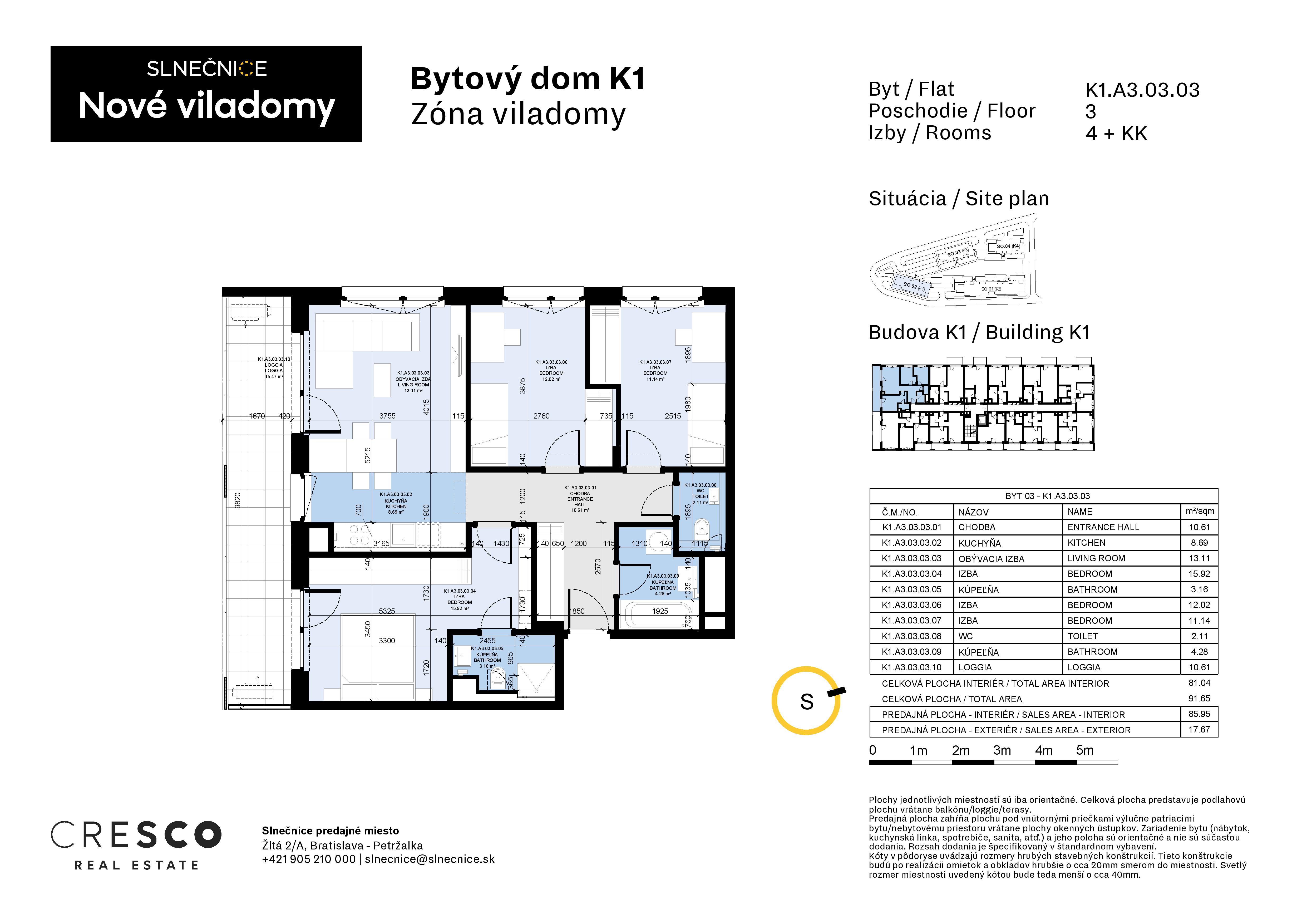 Slnečnice - K1.A3.03.03 - Pôdorys