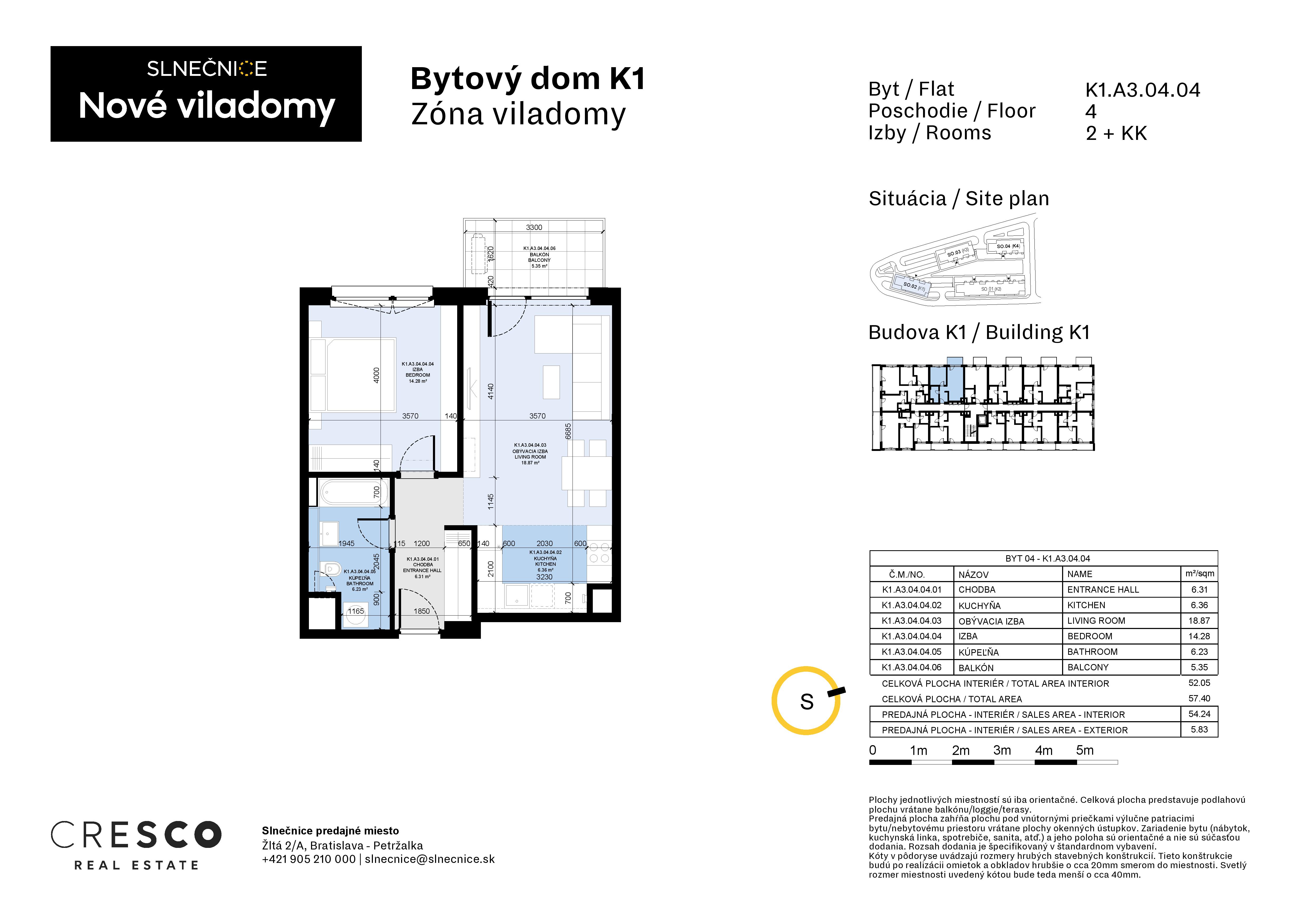 Slnečnice - K1.A3.04.04 - Pôdorys