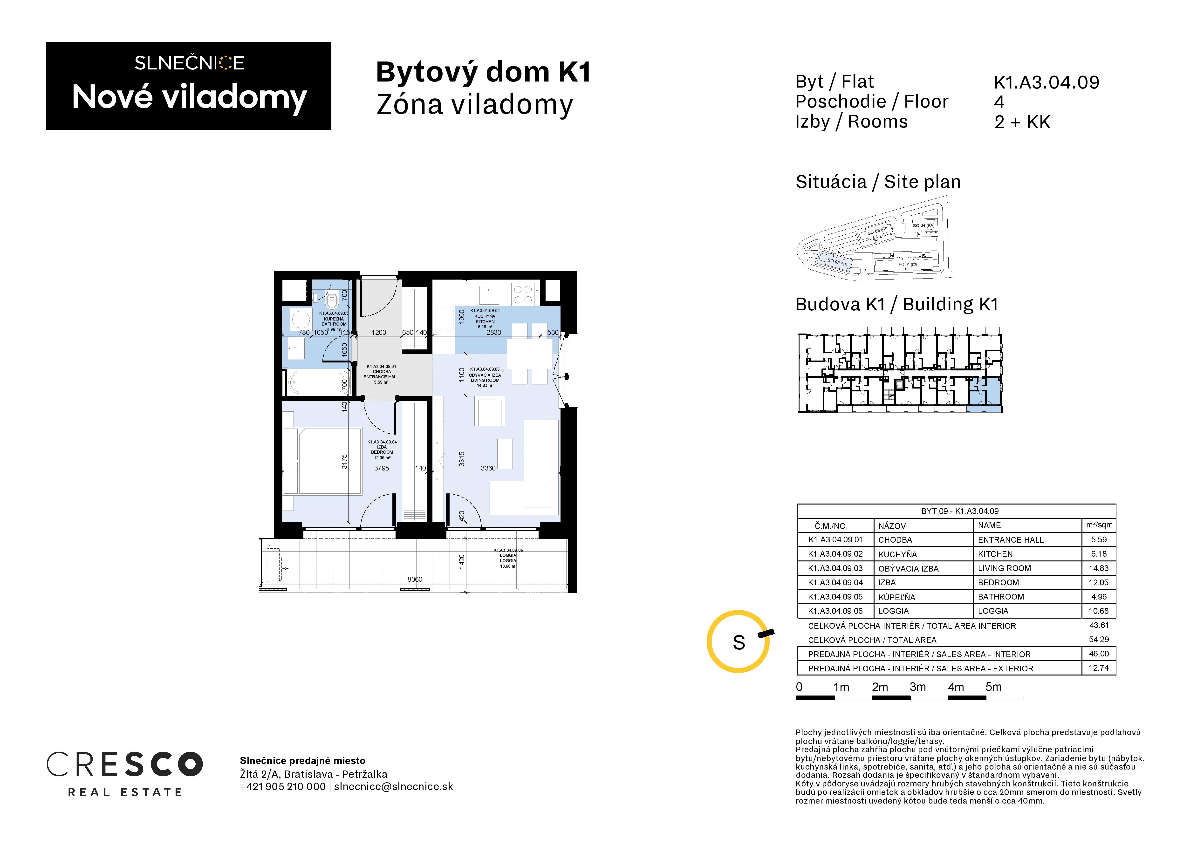 Slnečnice - K1.A3.04.09 - Pôdorys