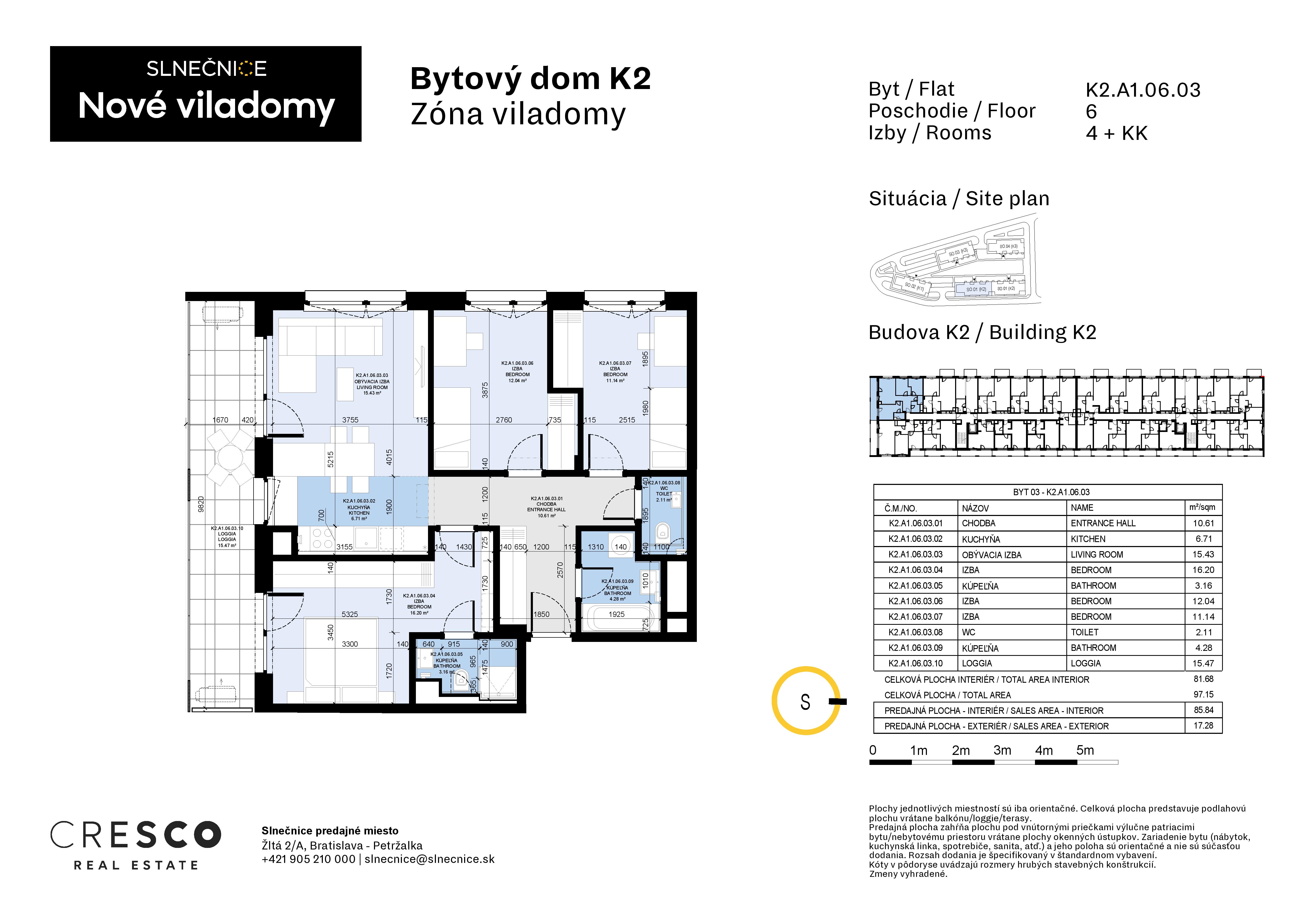 Slnečnice - K2.A1.06.03 - Pôdorys