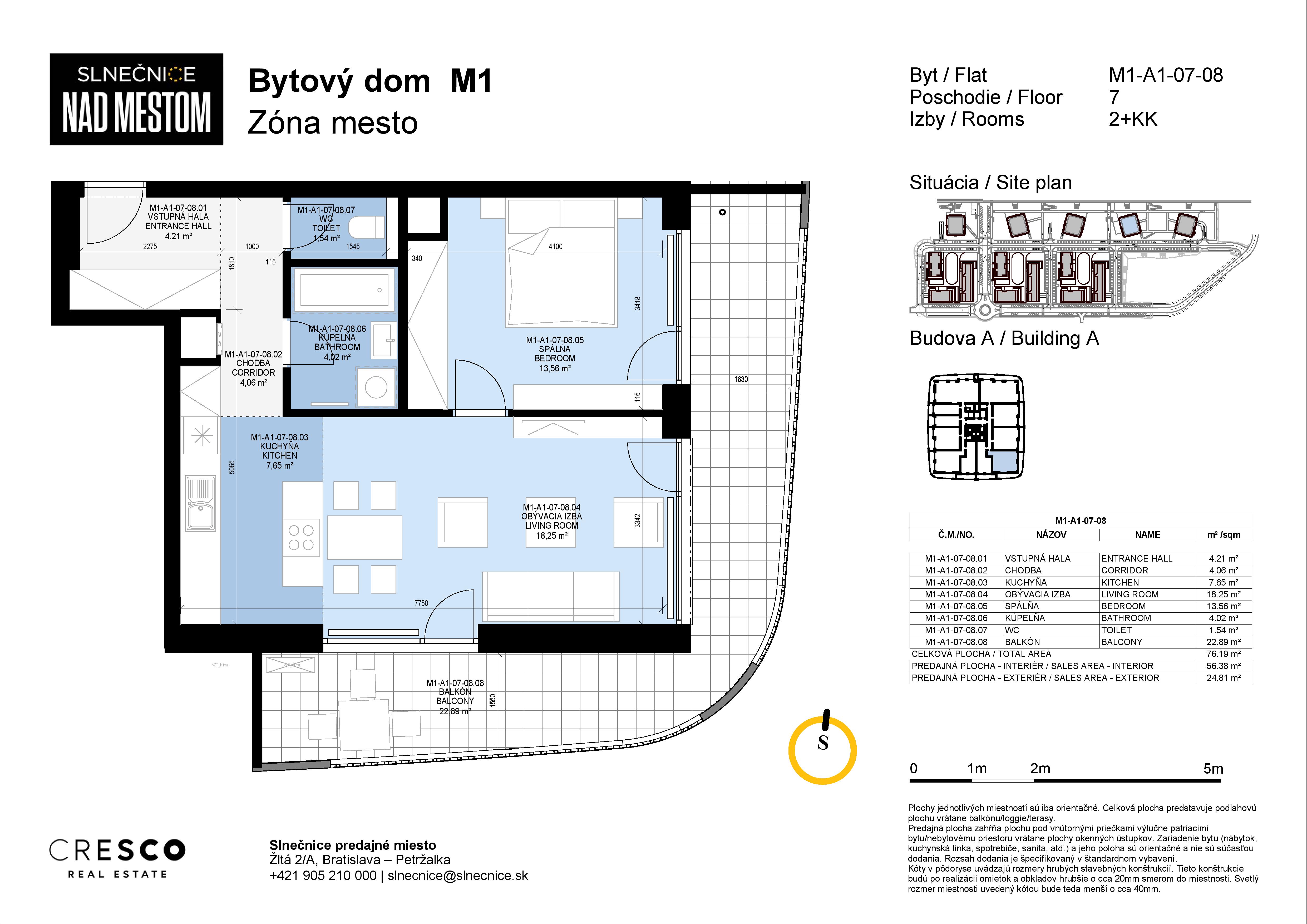 Slnečnice - M1-A1-07-08 - Pôdorys