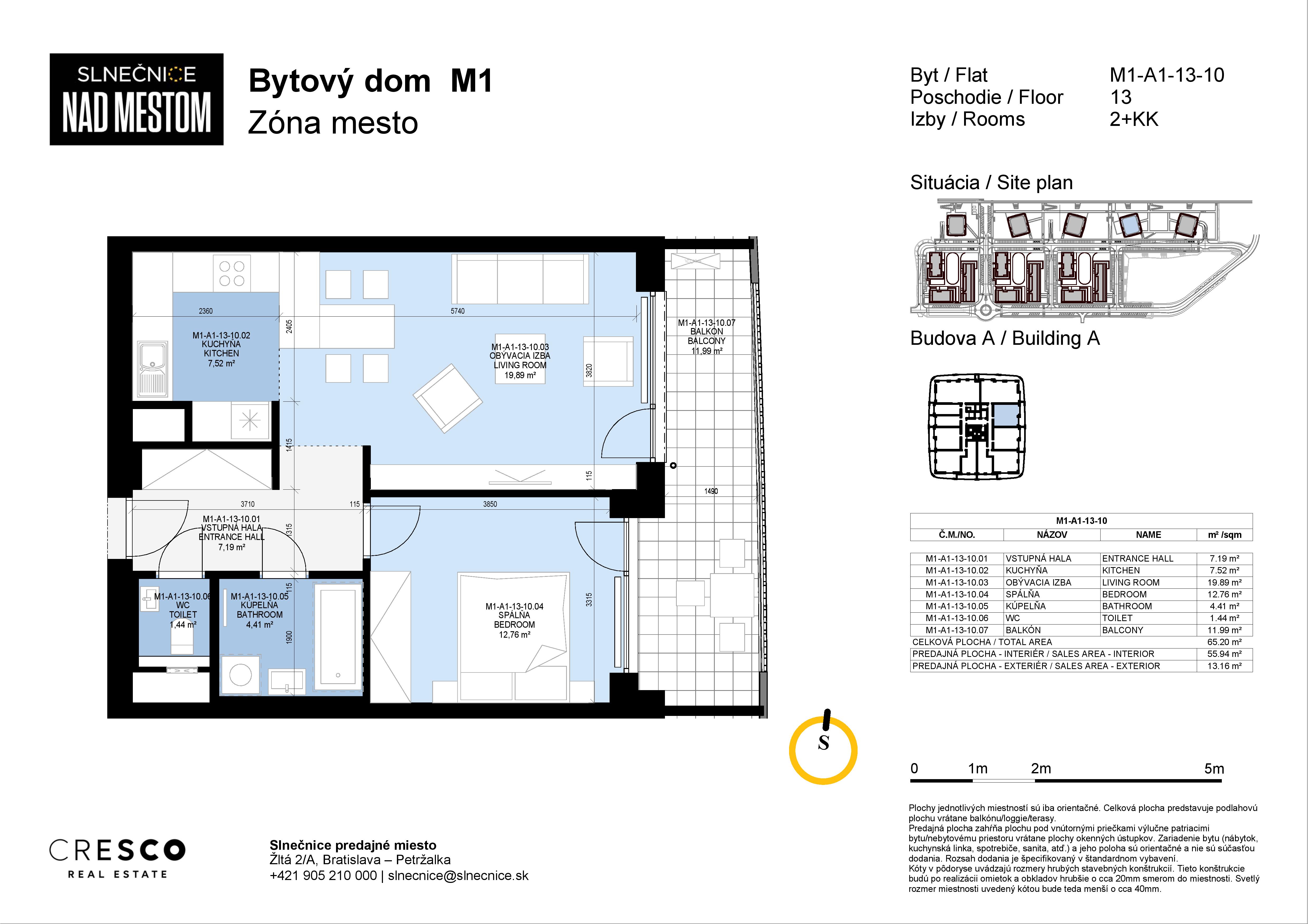 Slnečnice - M1-A1-13-10 - Pôdorys