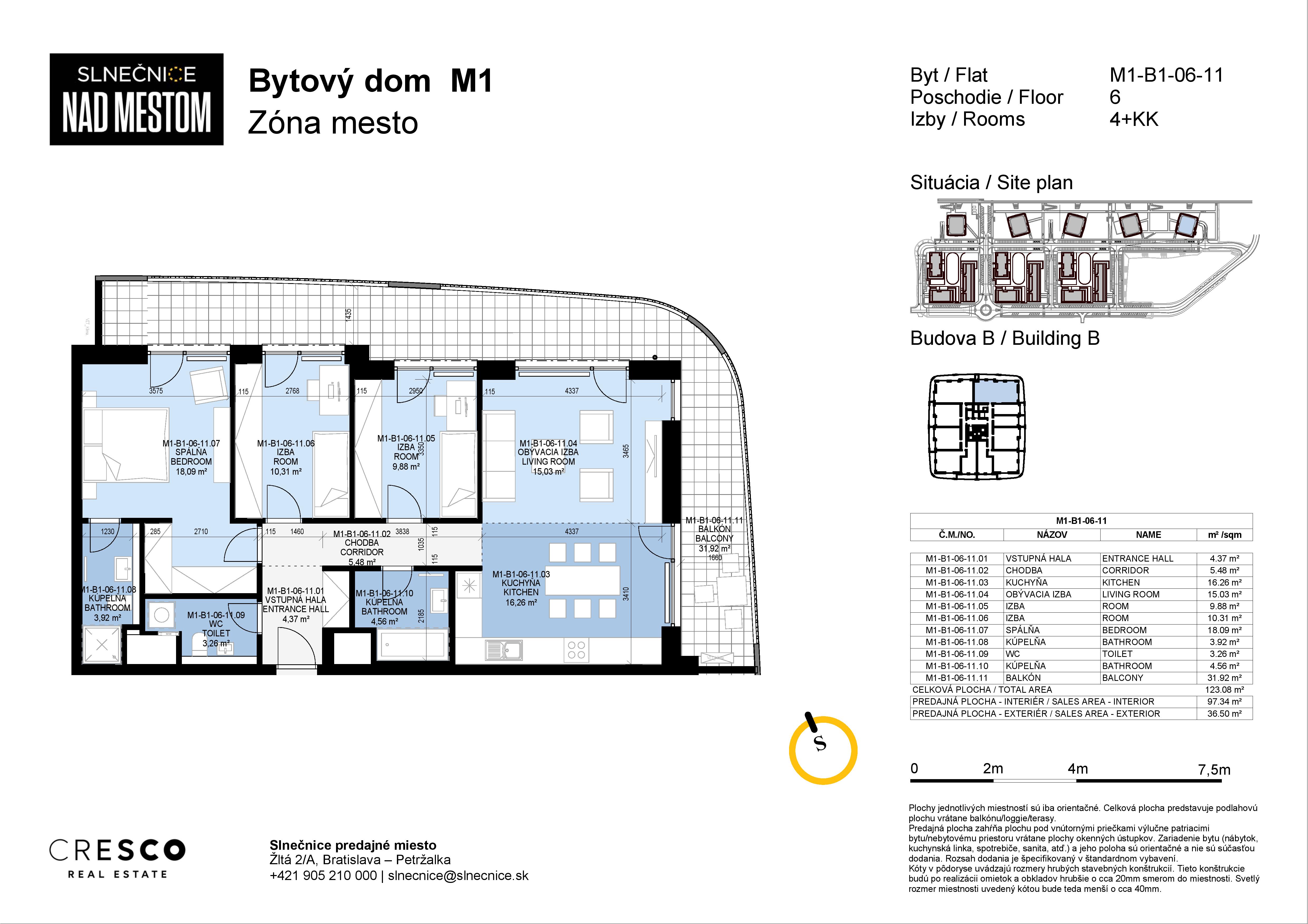 Slnečnice - M1-B1-06-11 - Pôdorys