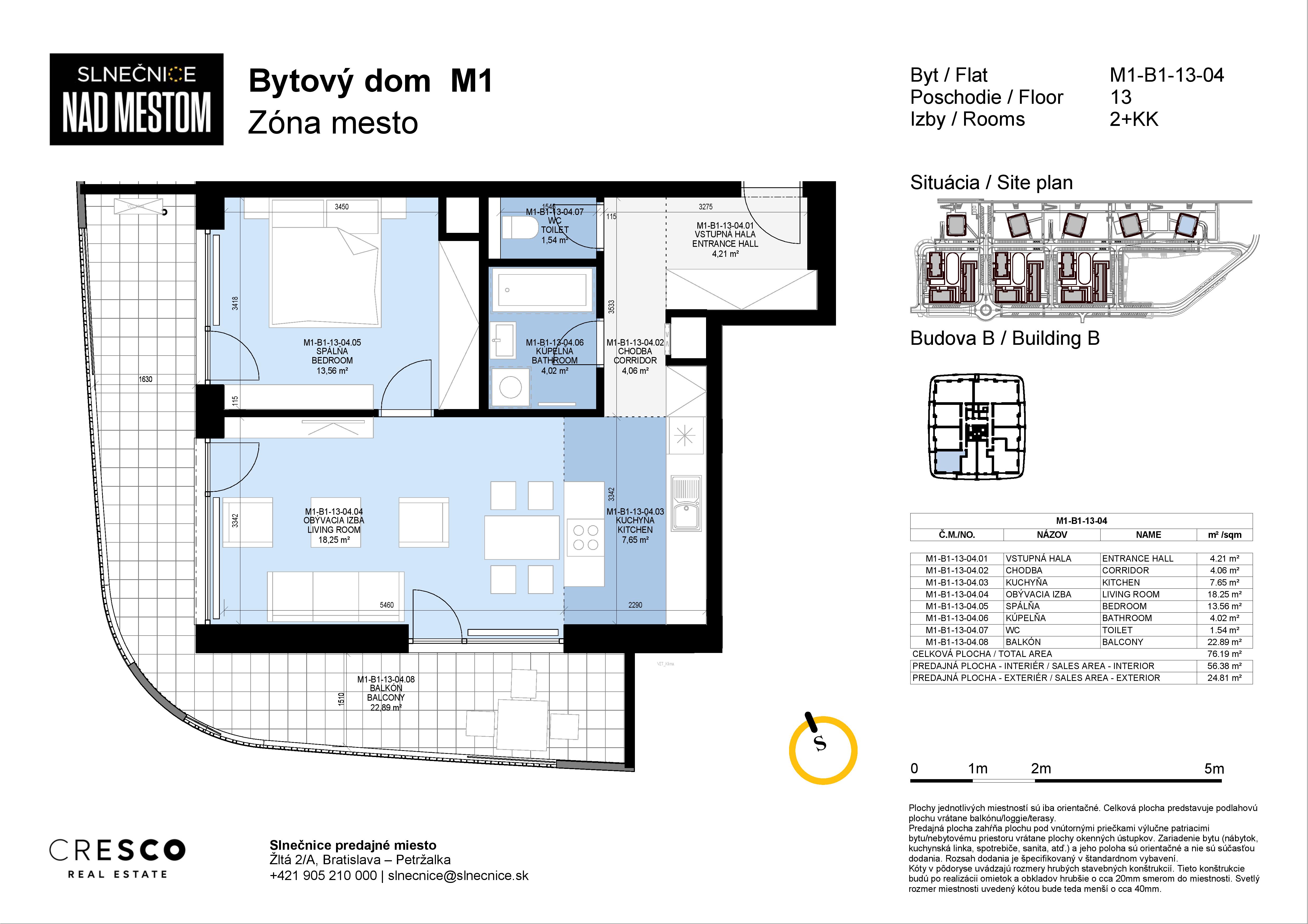Slnečnice - M1-B1-13-04 - Pôdorys