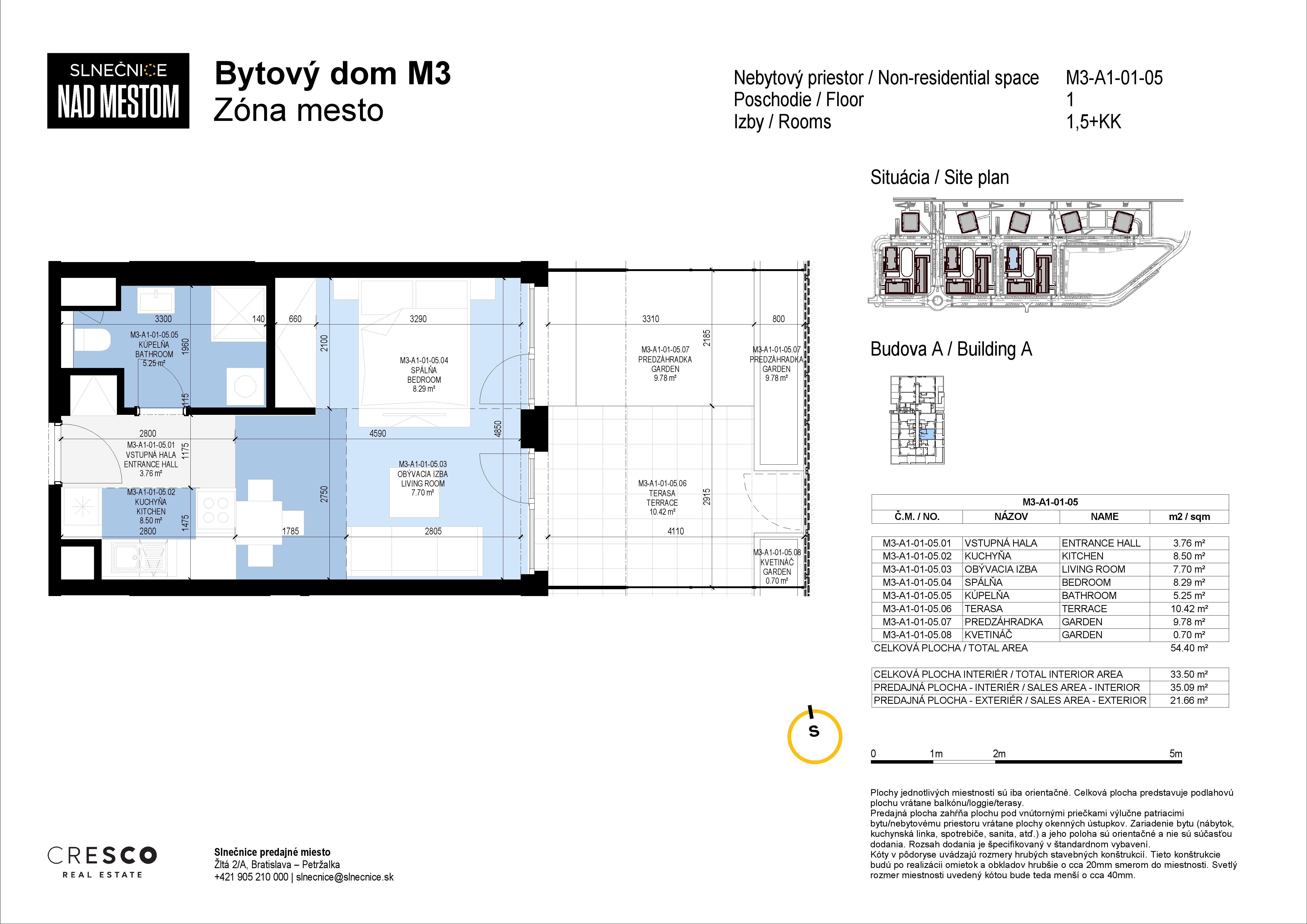 Slnečnice - M3-A1-01-05 - Pôdorys