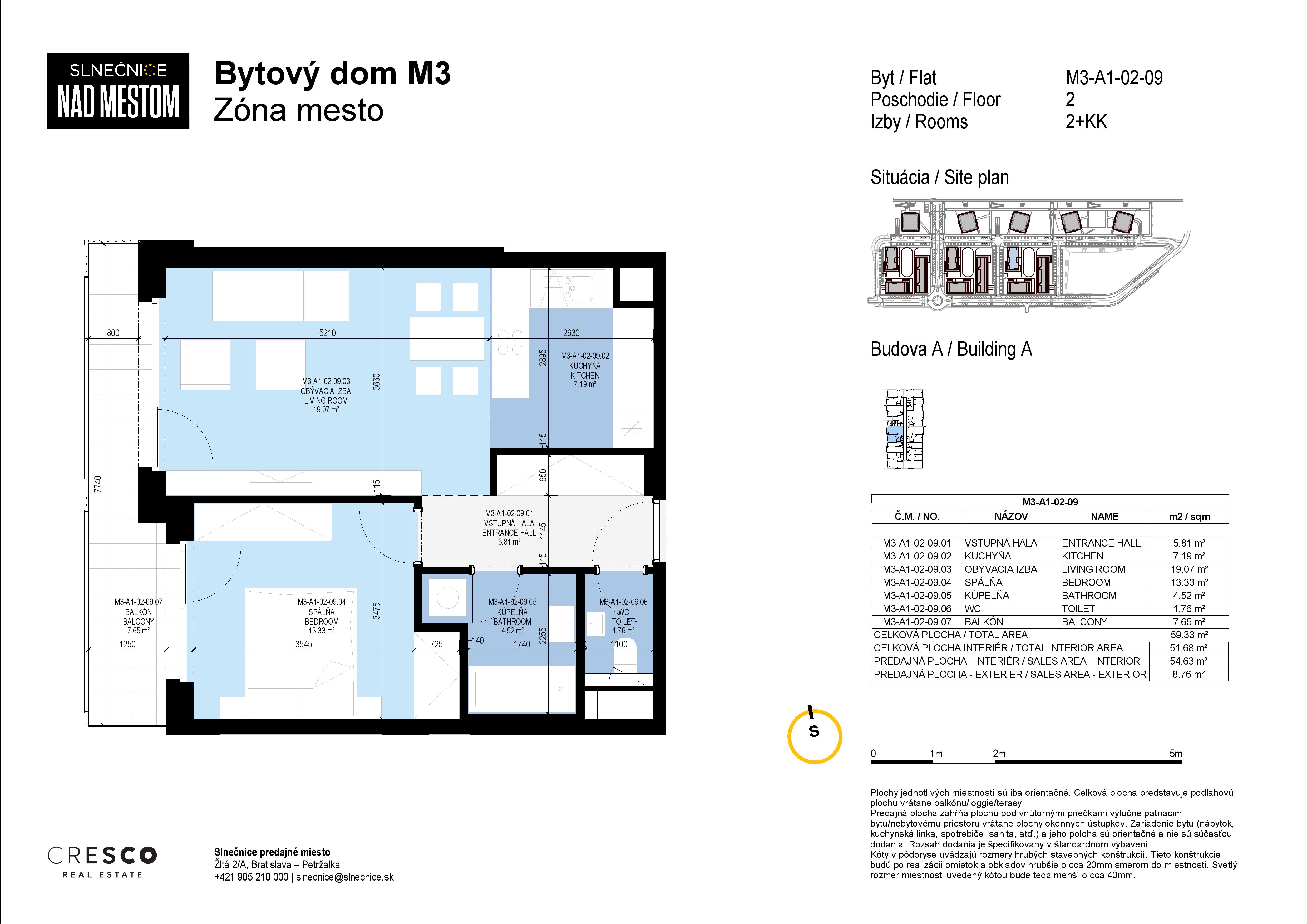 Slnečnice - M3-A1-02-09 - Pôdorys
