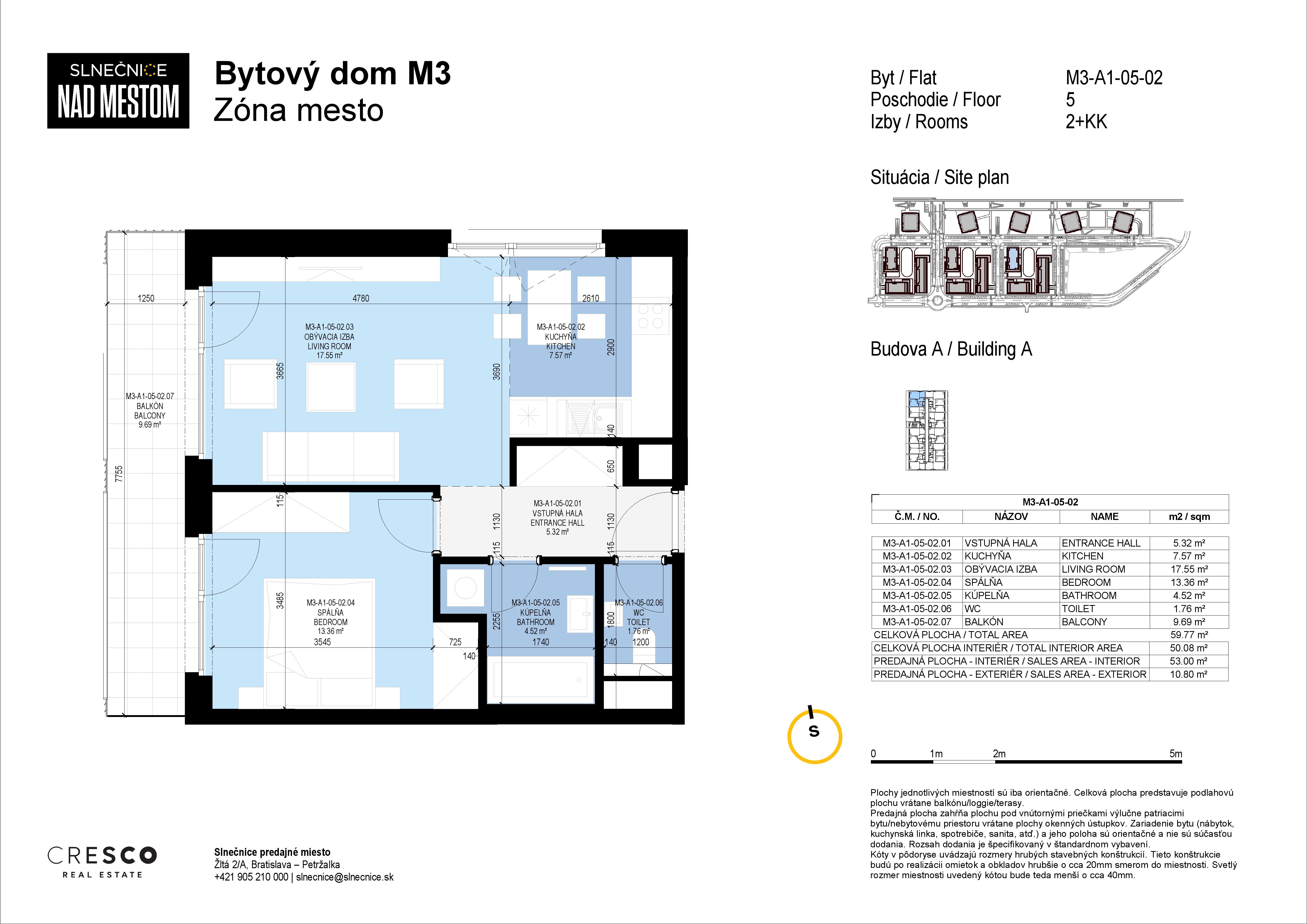 Slnečnice - M3-A1-05-02 - Pôdorys