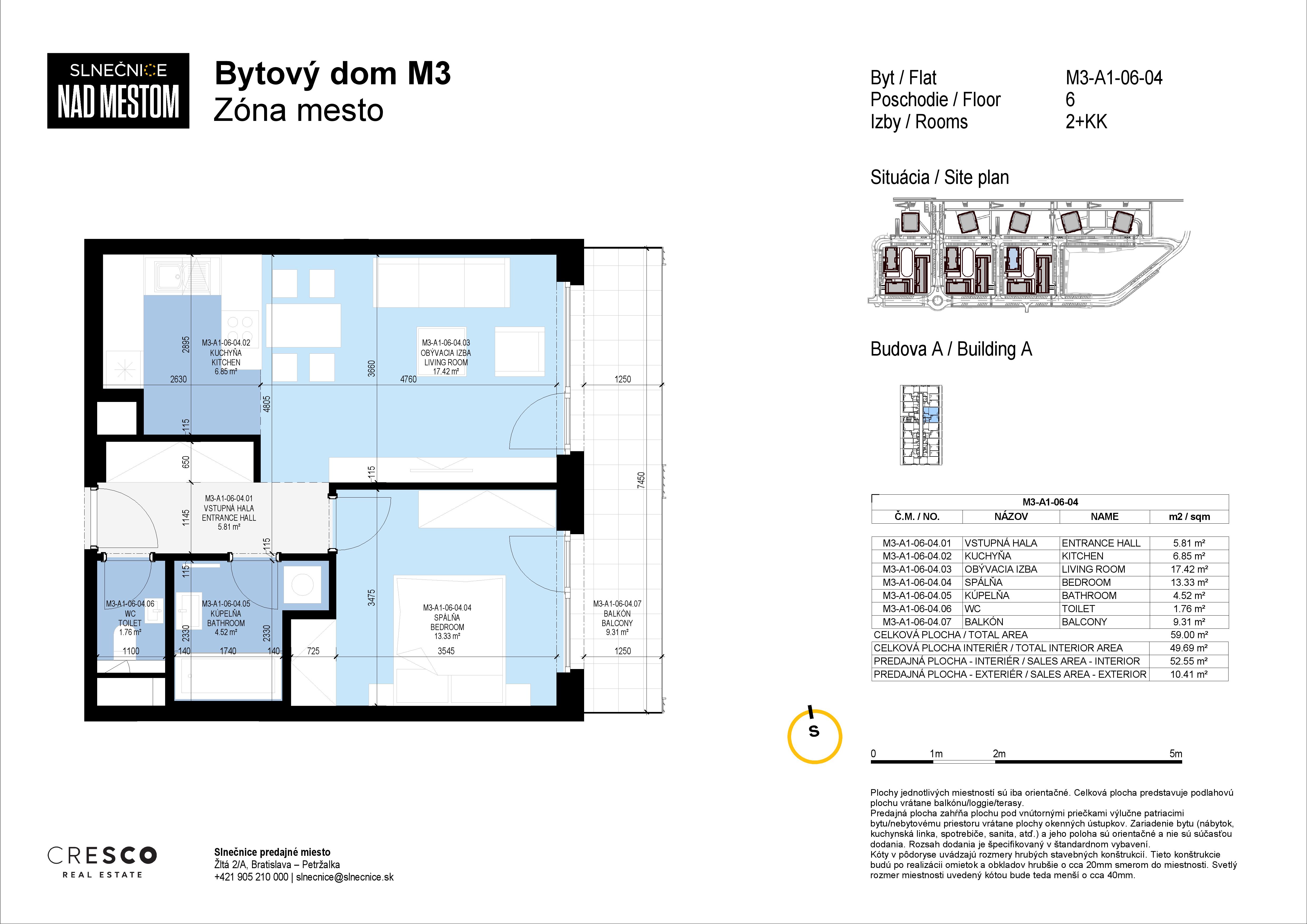 Slnečnice - M3-A1-06-04 - Pôdorys