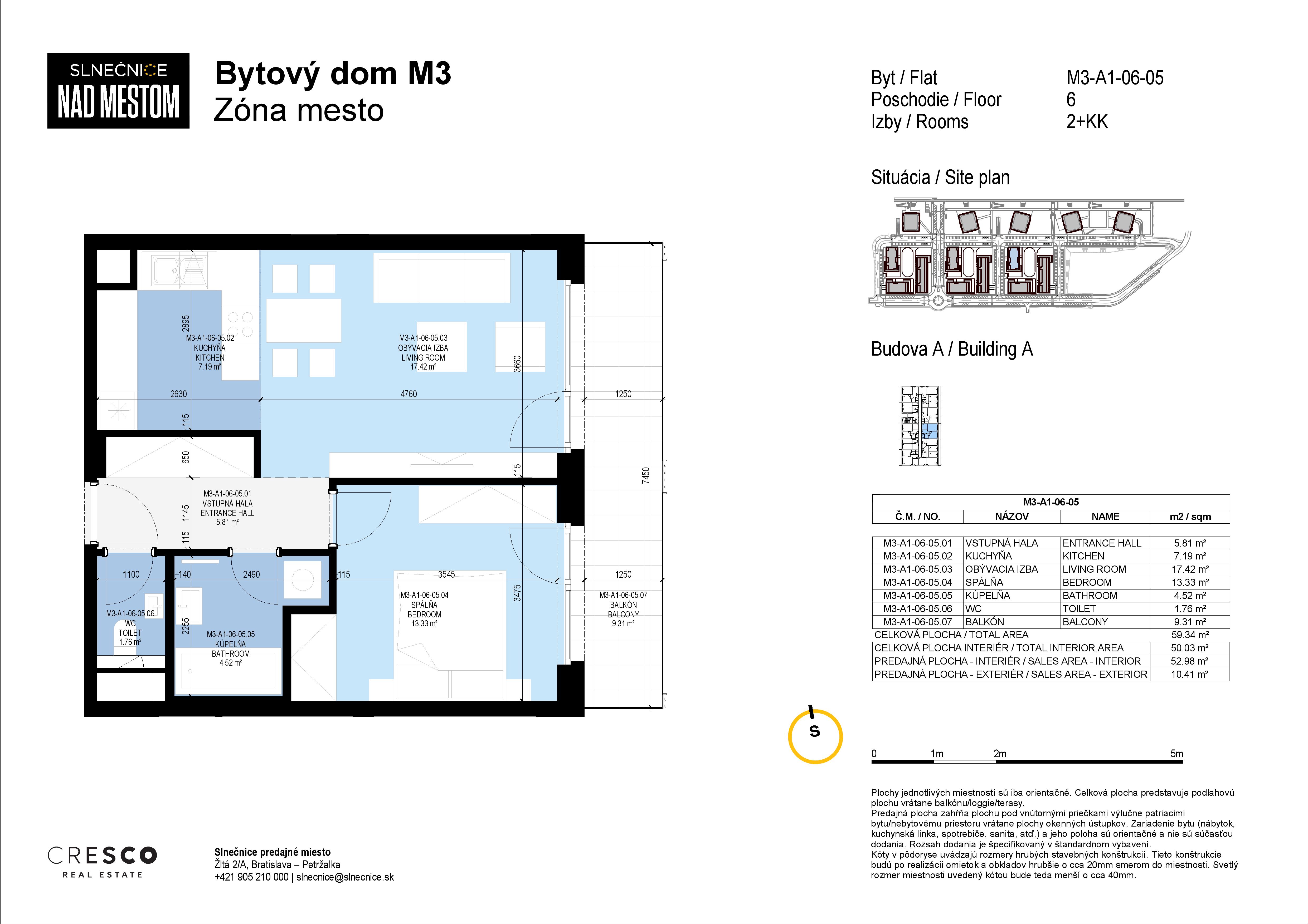 Slnečnice - M3-A1-06-05 - Pôdorys