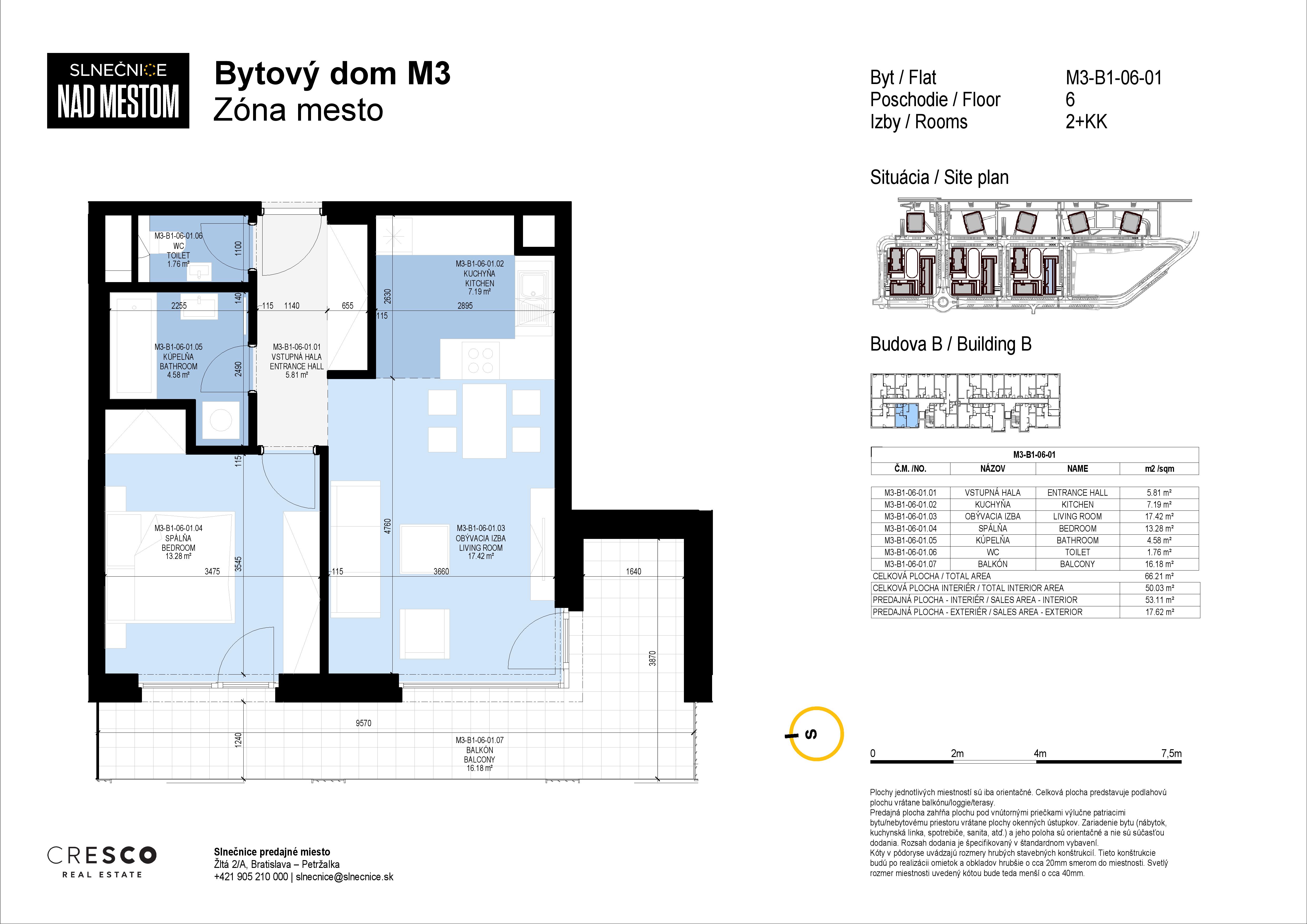 Slnečnice - M3-B1-06-01 - Pôdorys