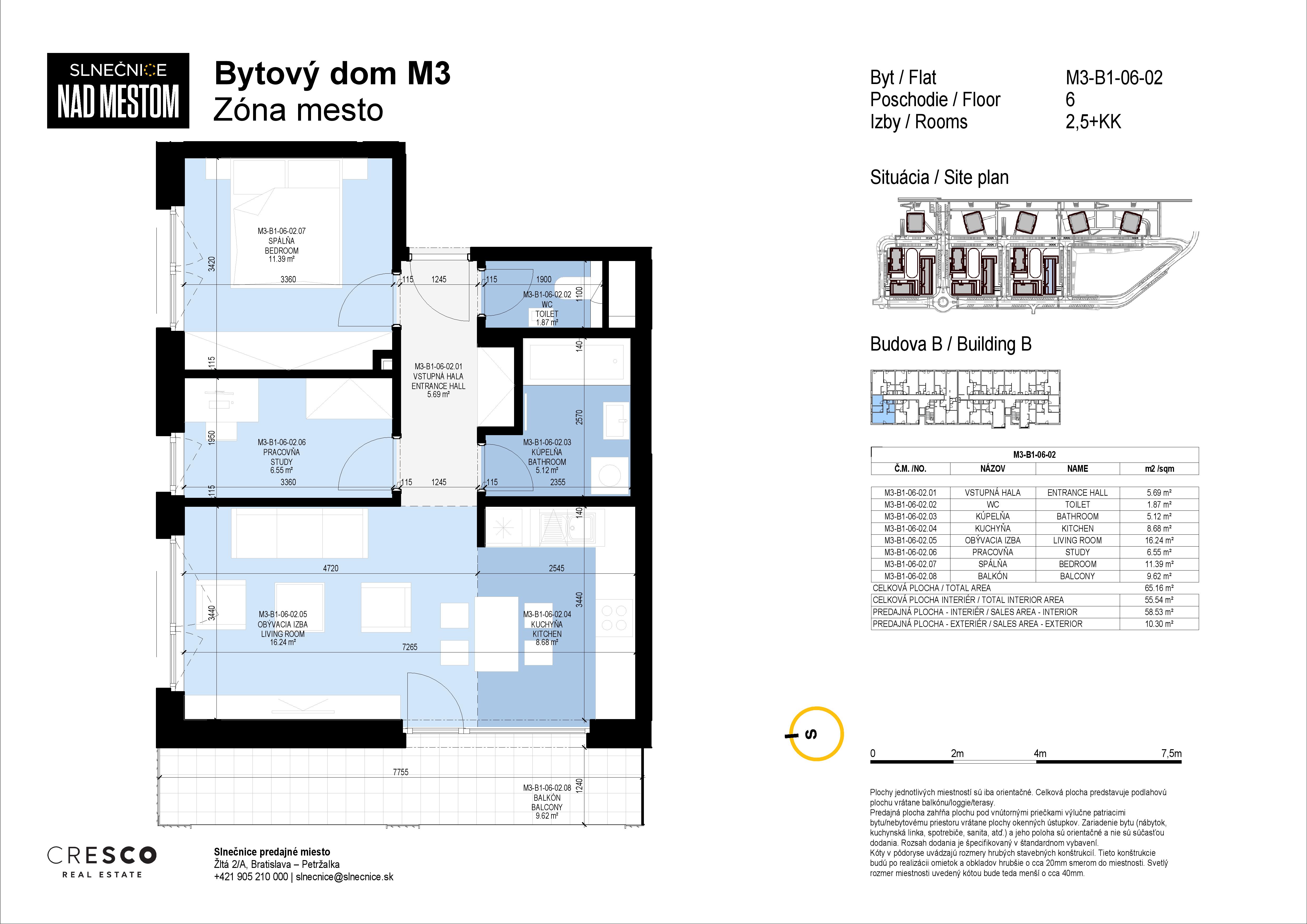 Slnečnice - M3-B1-06-02 - Pôdorys