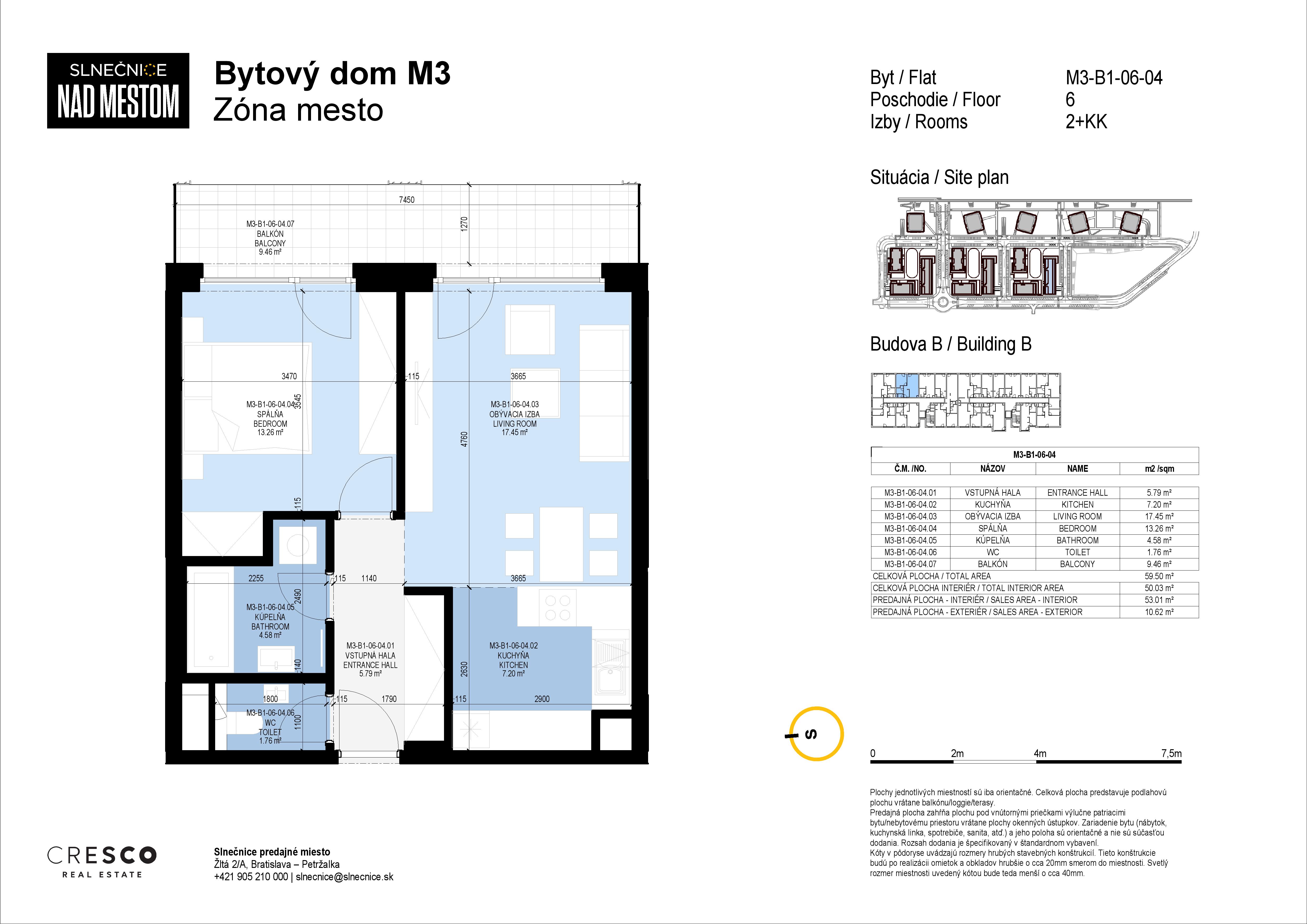 Slnečnice - M3-B1-06-04 - Pôdorys