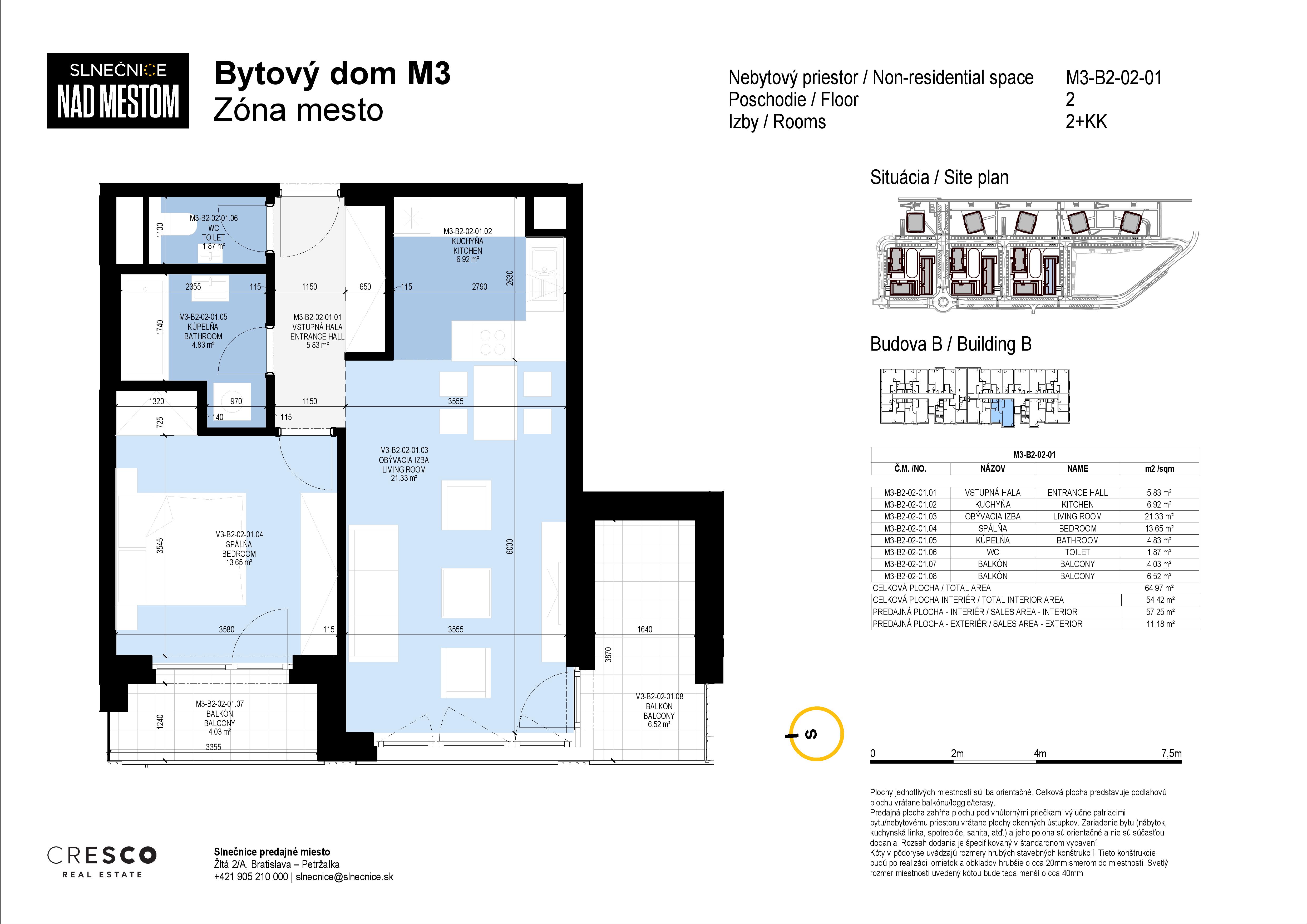 Slnečnice - M3-B2-02-01 - Pôdorys