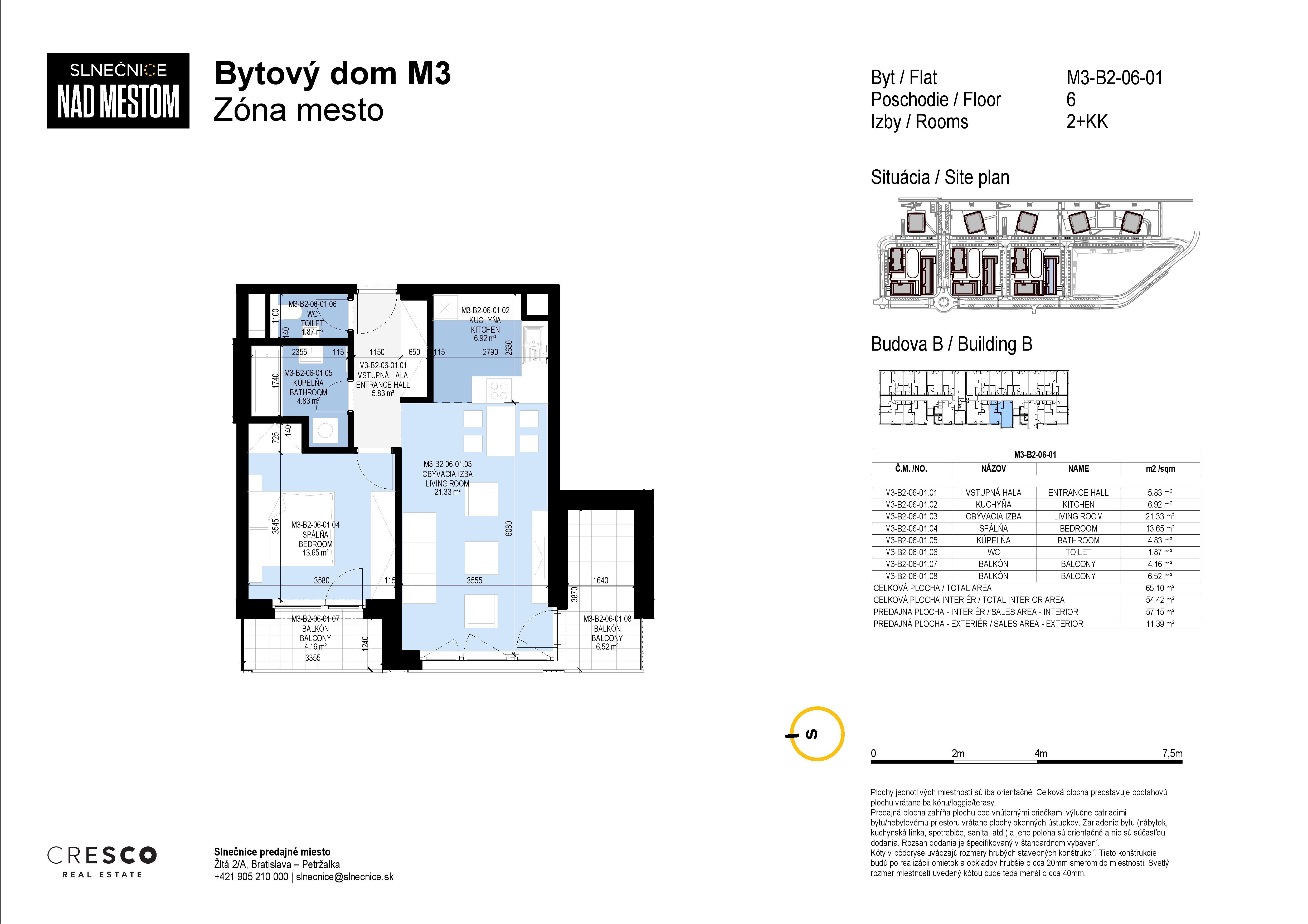 Slnečnice - M3-B2-06-01 - Pôdorys