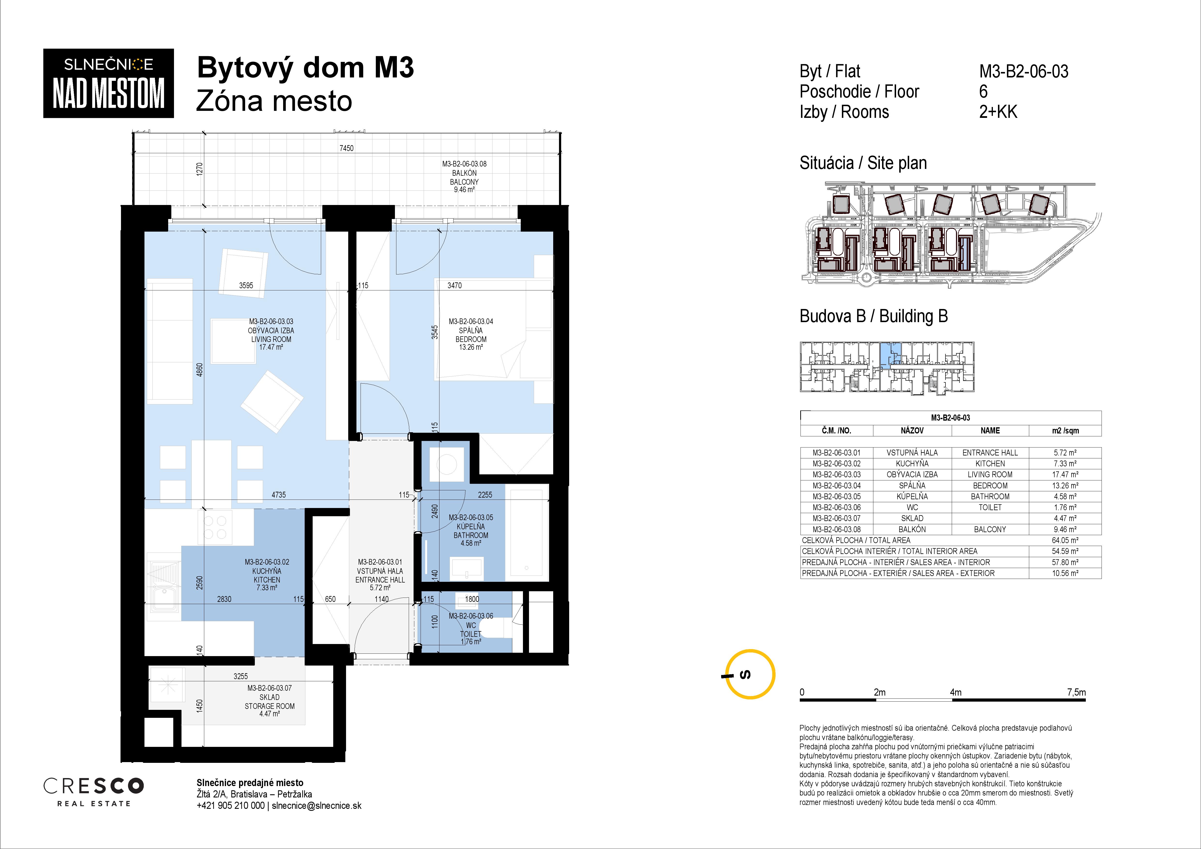 Slnečnice - M3-B2-06-03 - Pôdorys