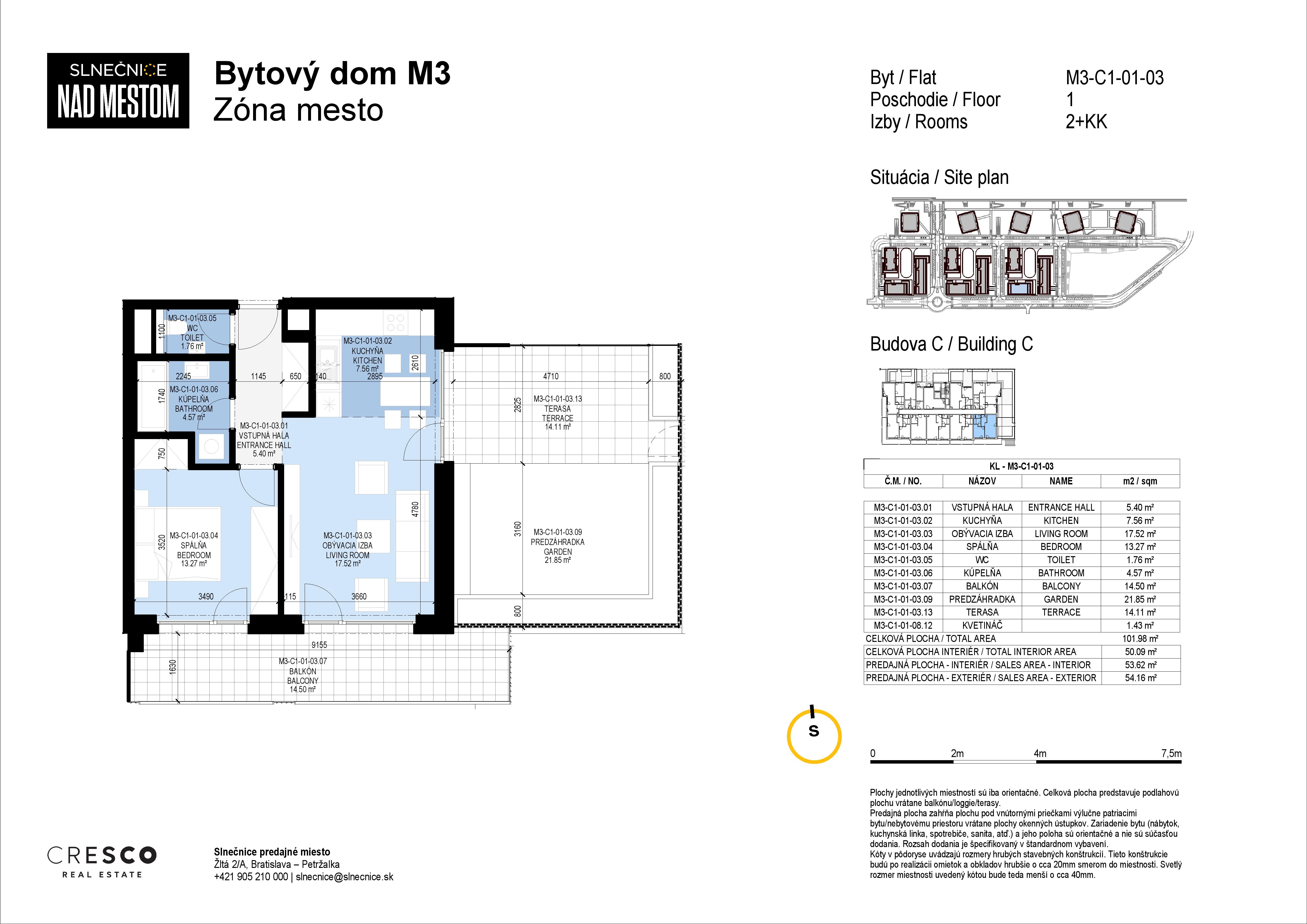 Slnečnice - M3-C1-01-03 - Pôdorys