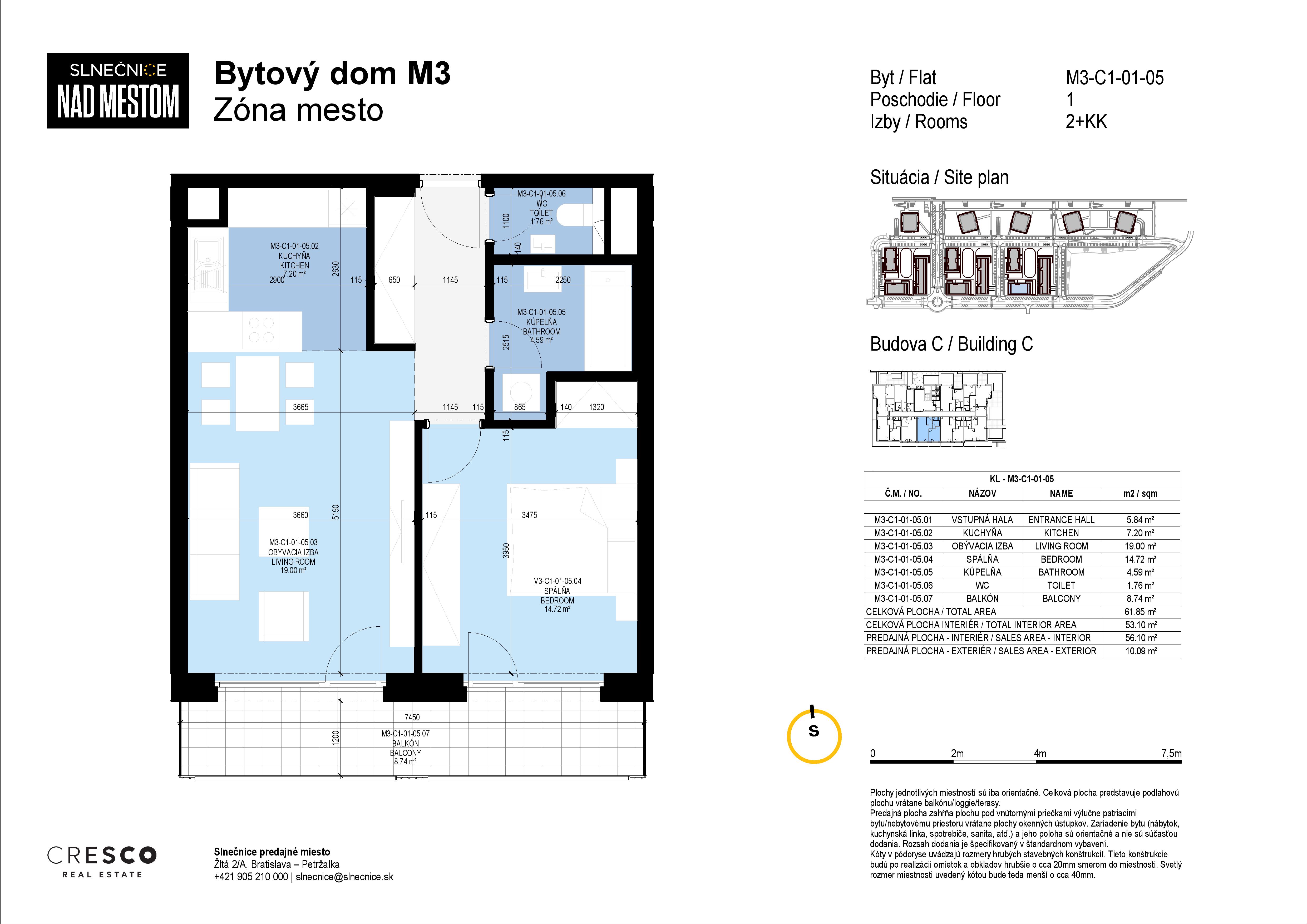 Slnečnice - M3-C1-01-05 - Pôdorys