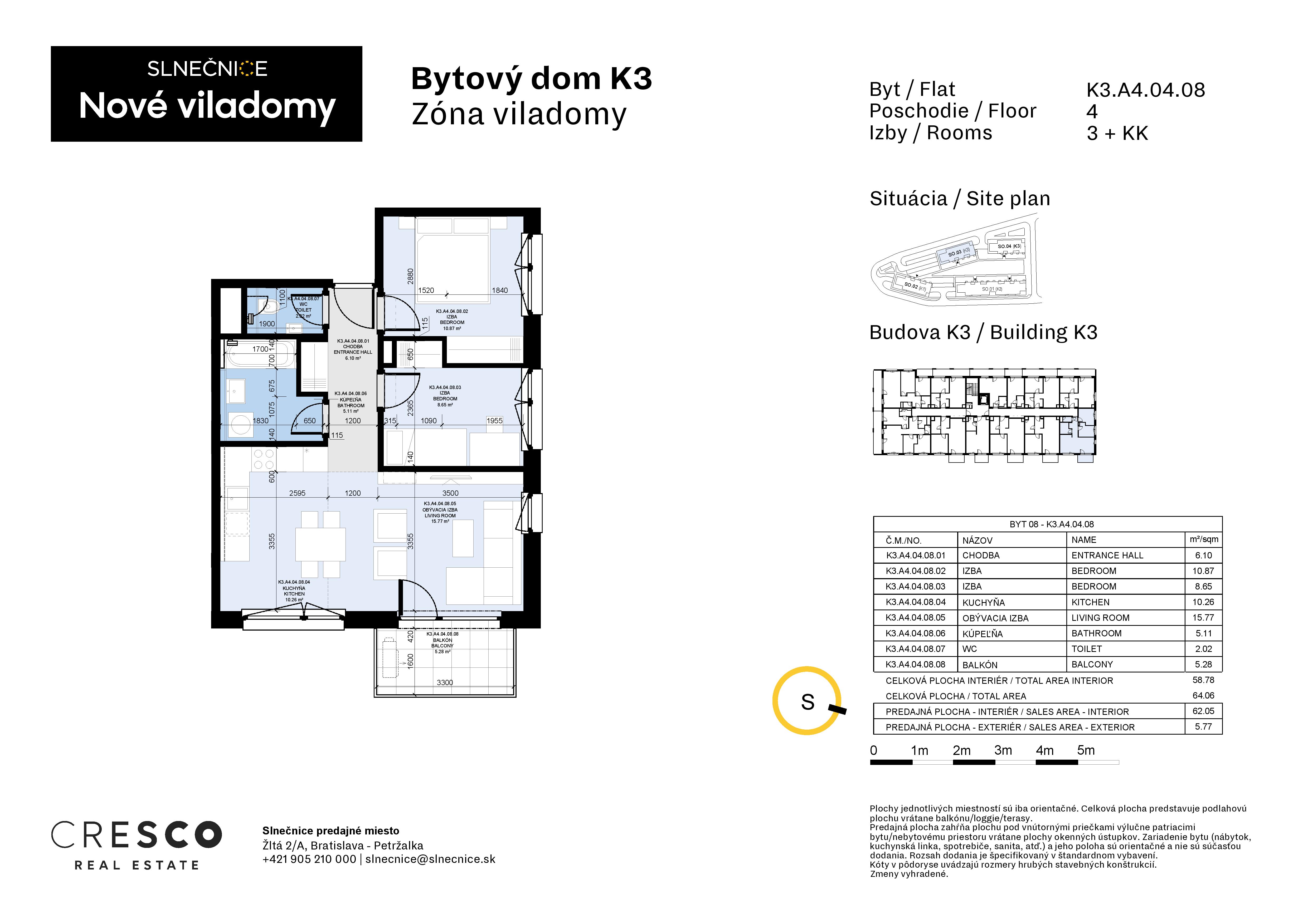 Slnečnice - K3.A4.04.08 - Pôdorys