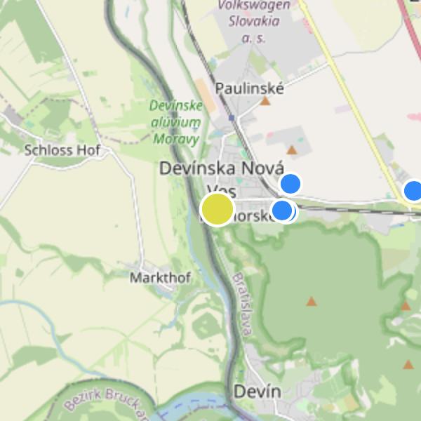 Vila Sandberg - map