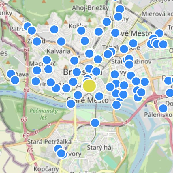Zelený dvor - map