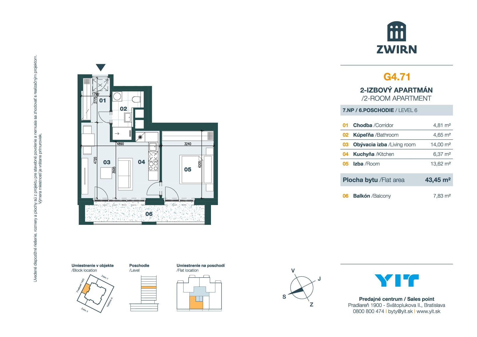ZWIRN - G4.71 - Pôdorys