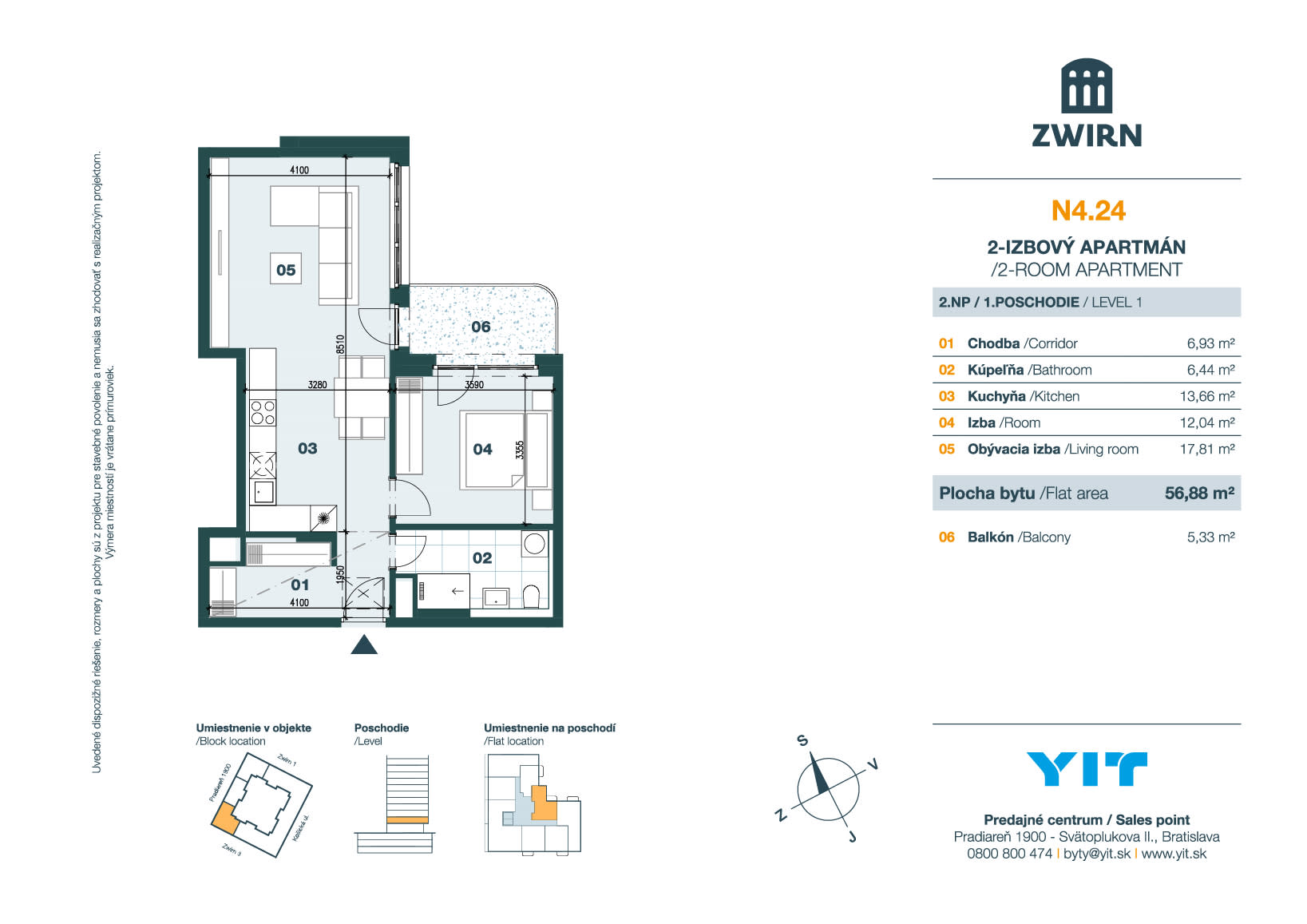 ZWIRN - N4.24 - Pôdorys