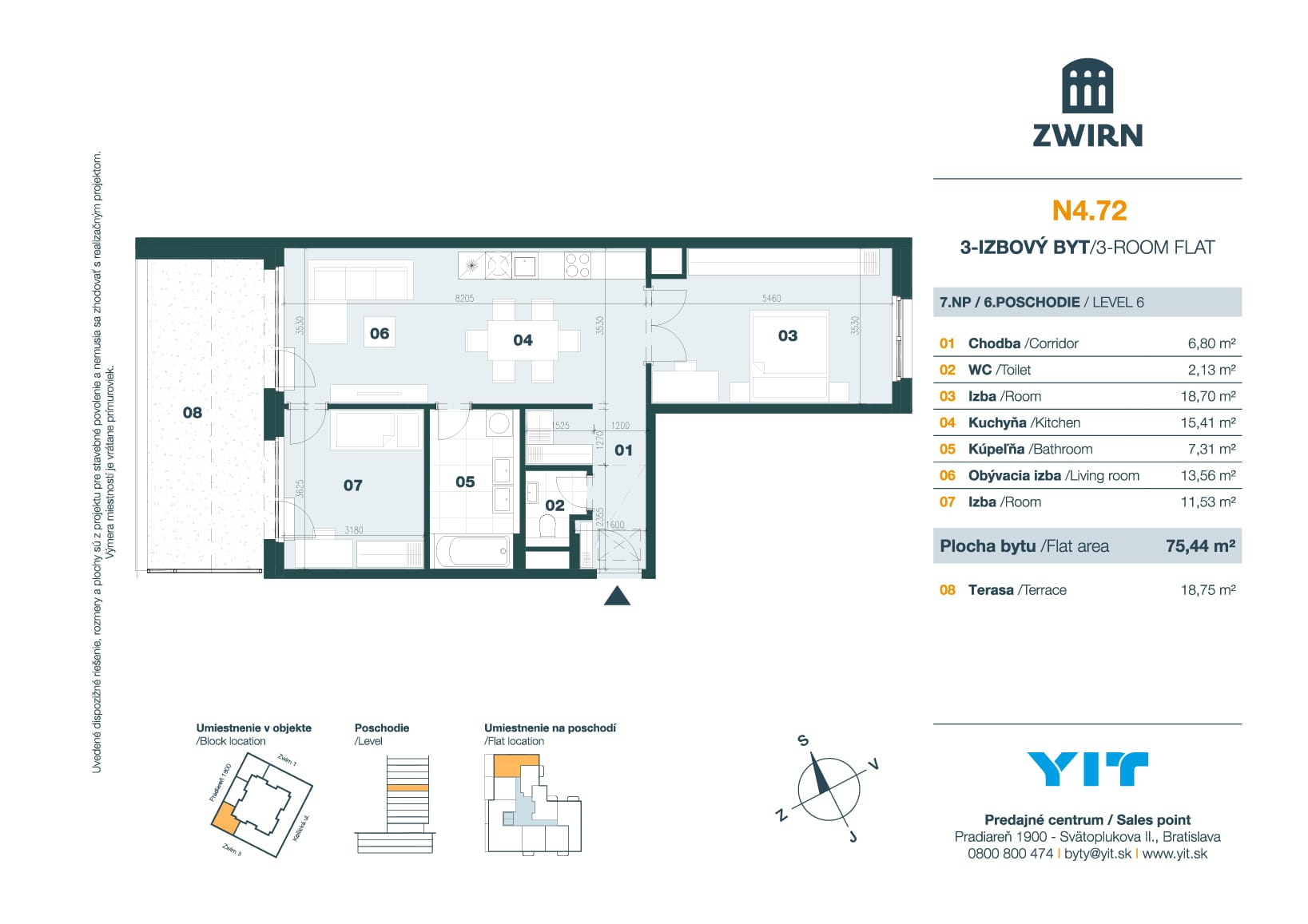 ZWIRN - N4.72 - Pôdorys