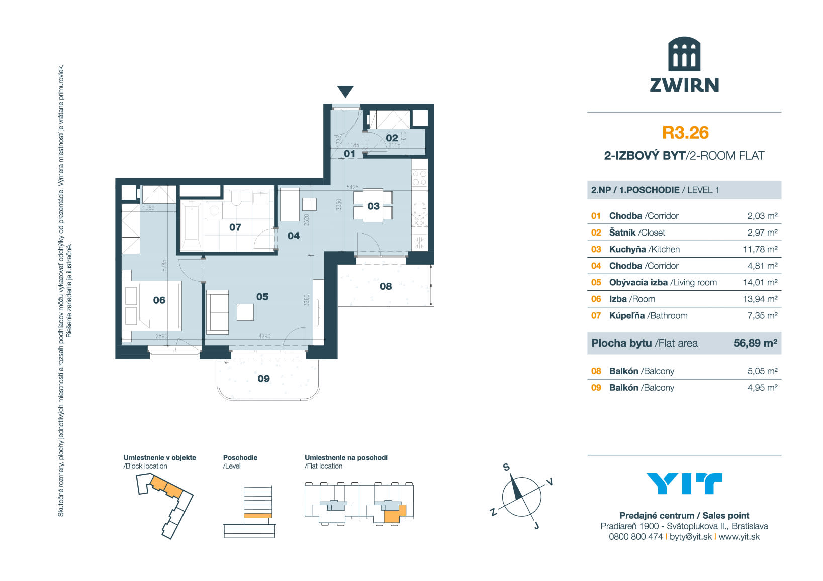 ZWIRN - R3.26 - Pôdorys