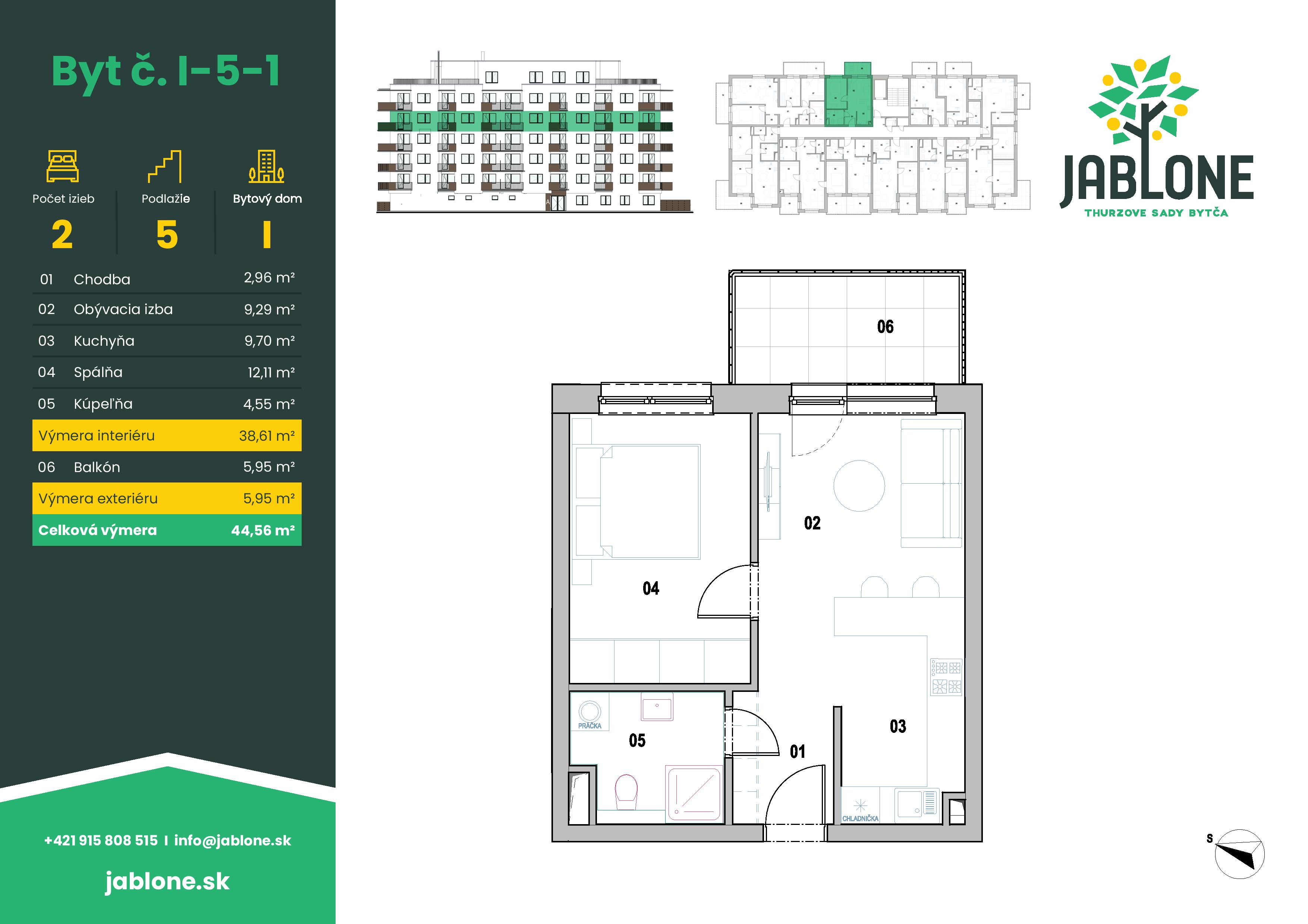 Jablone Thurzove sady - I-5-1 - Pôdorys