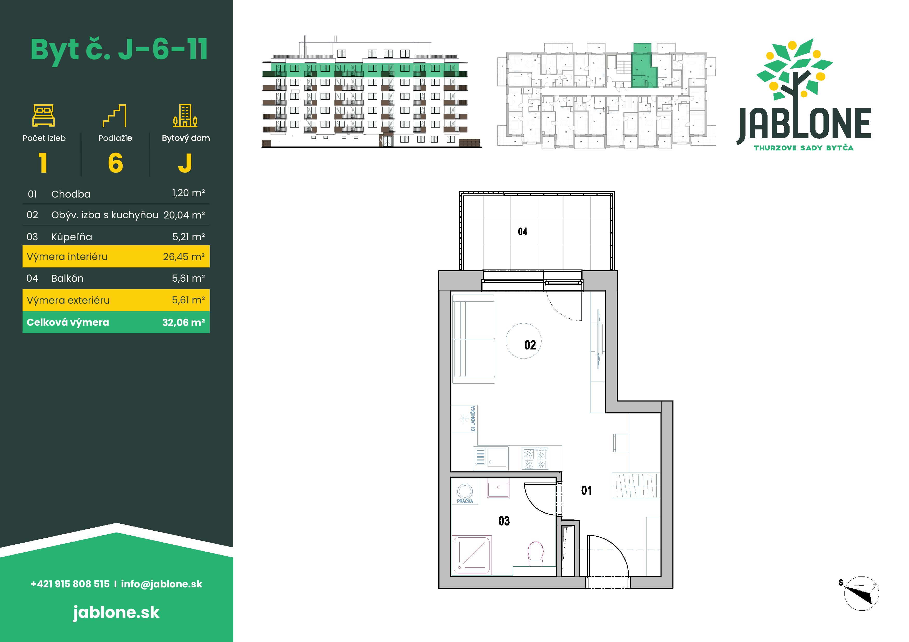 Jablone Thurzove sady - J-6-11 - Pôdorys