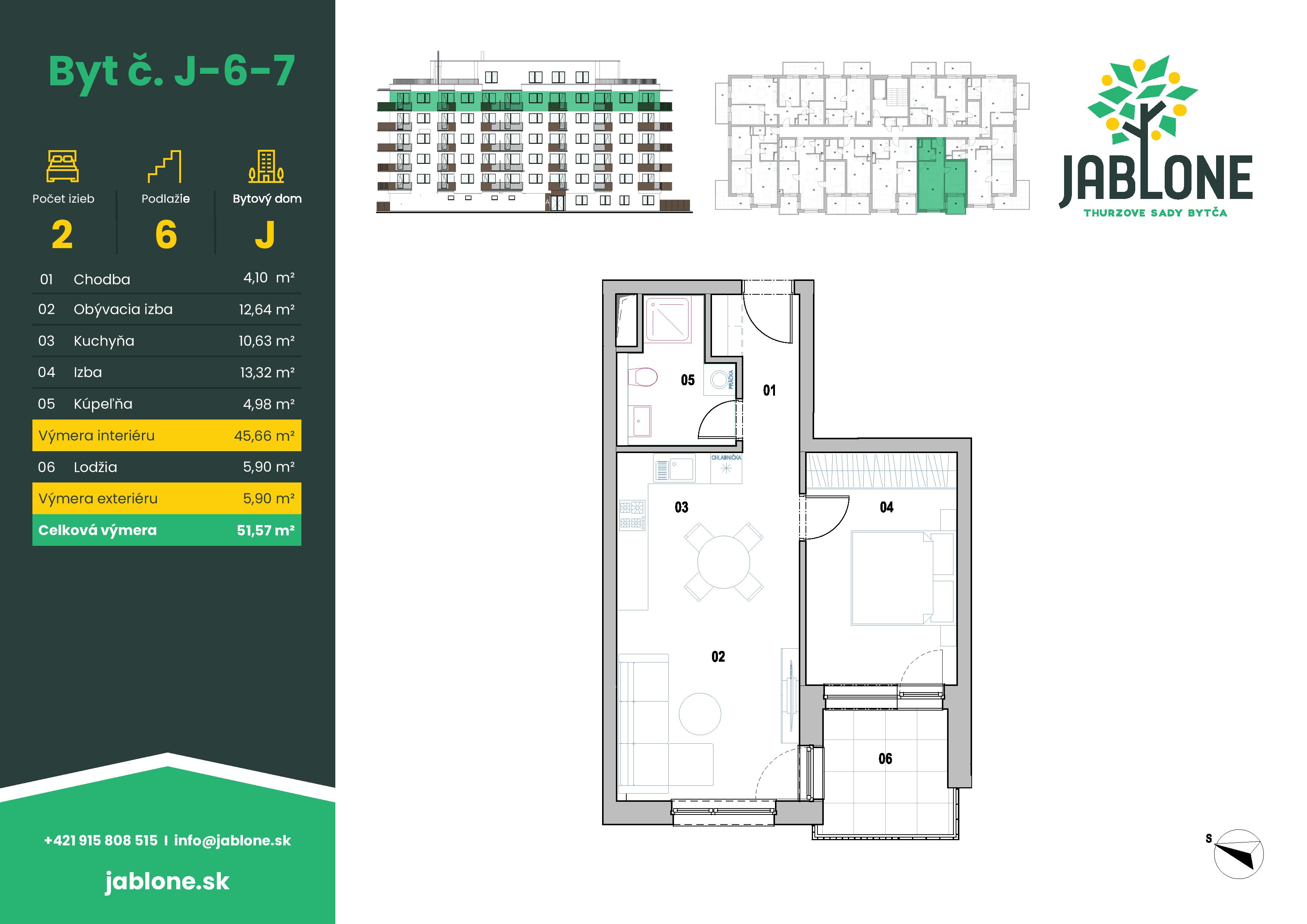Jablone Thurzove sady - J-6-7 - Pôdorys
