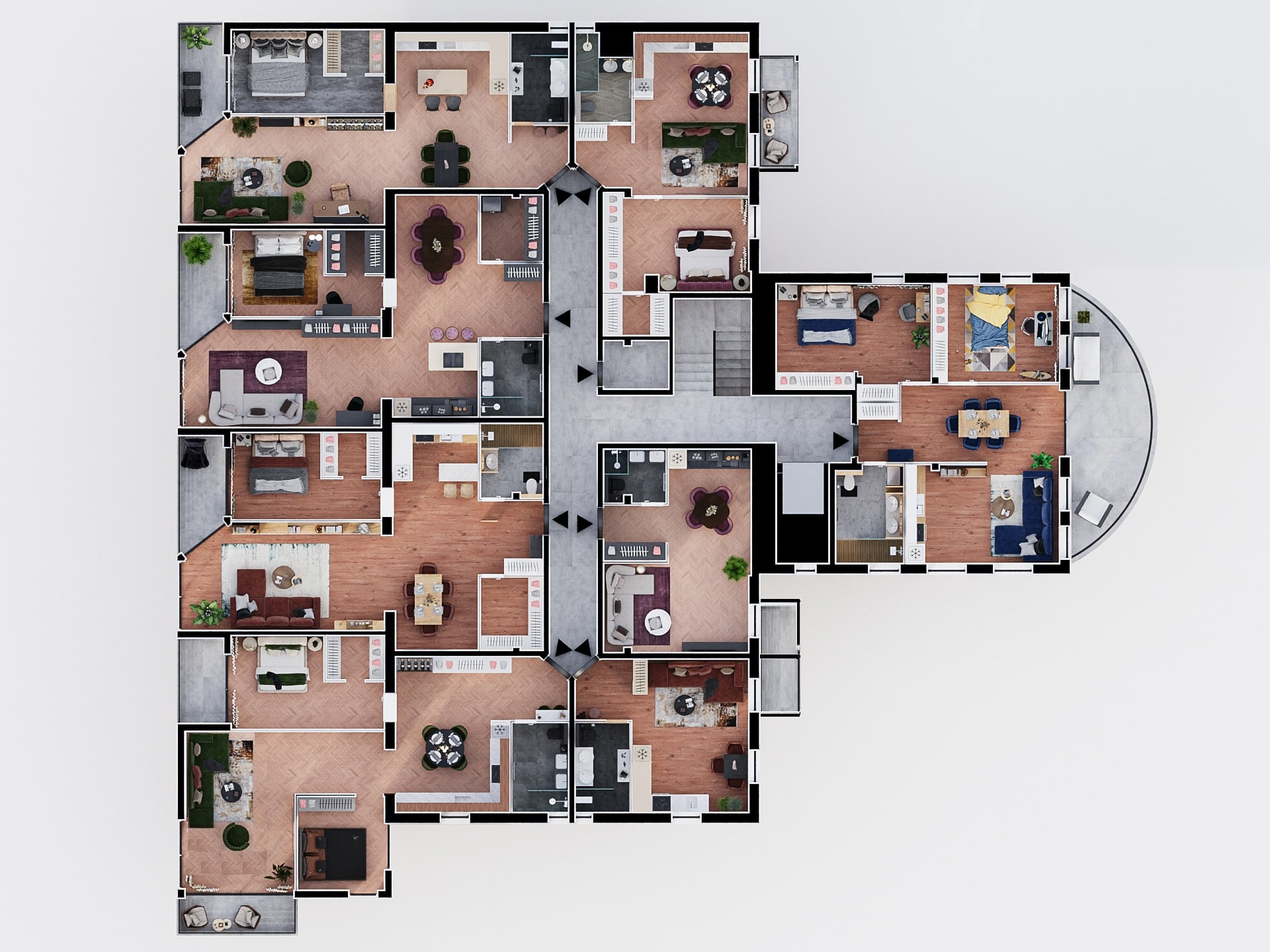 Rezidencia Zelenice - 25. - Pôdorys