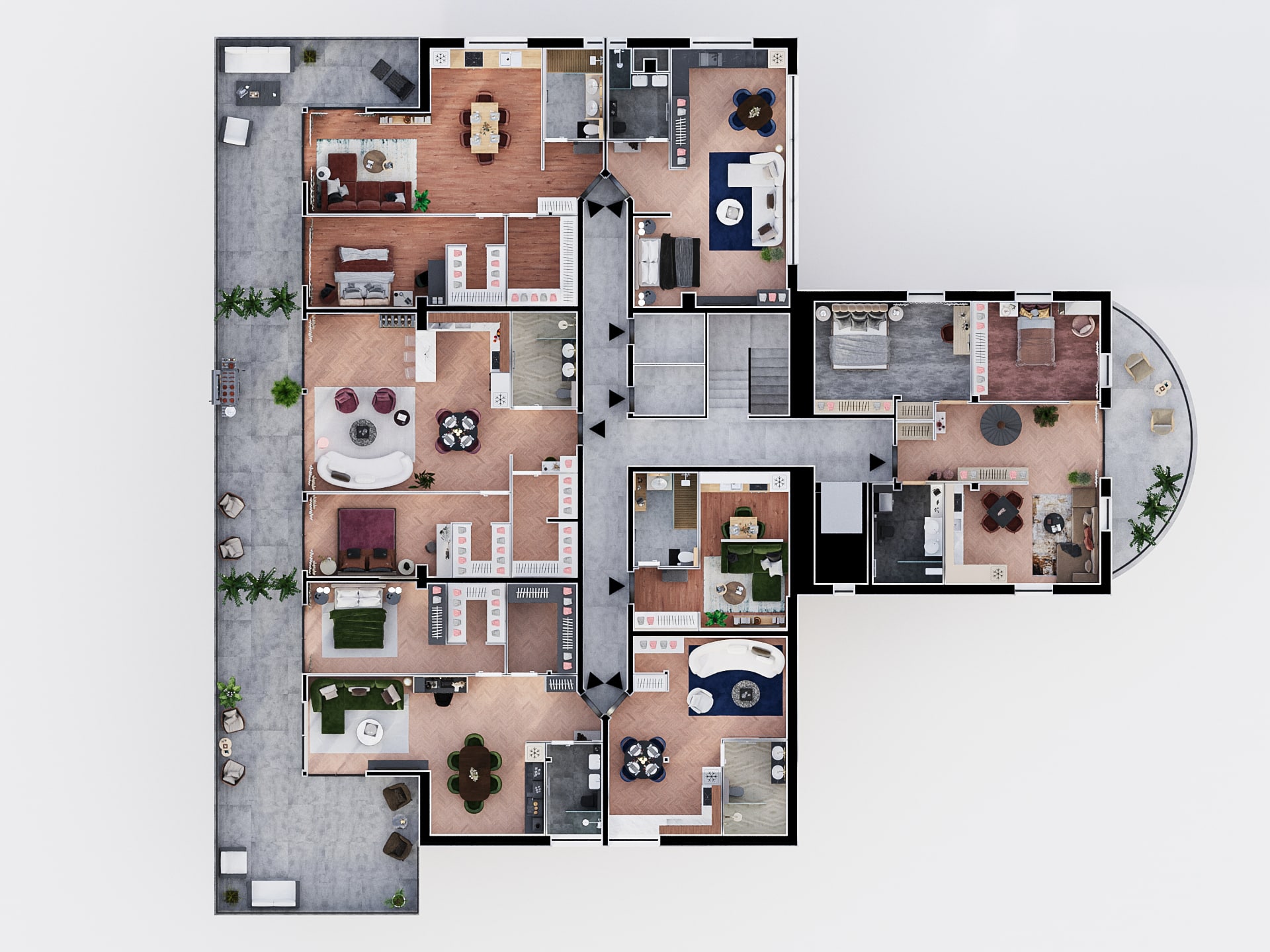 Rezidencia Zelenice - 31. - Pôdorys