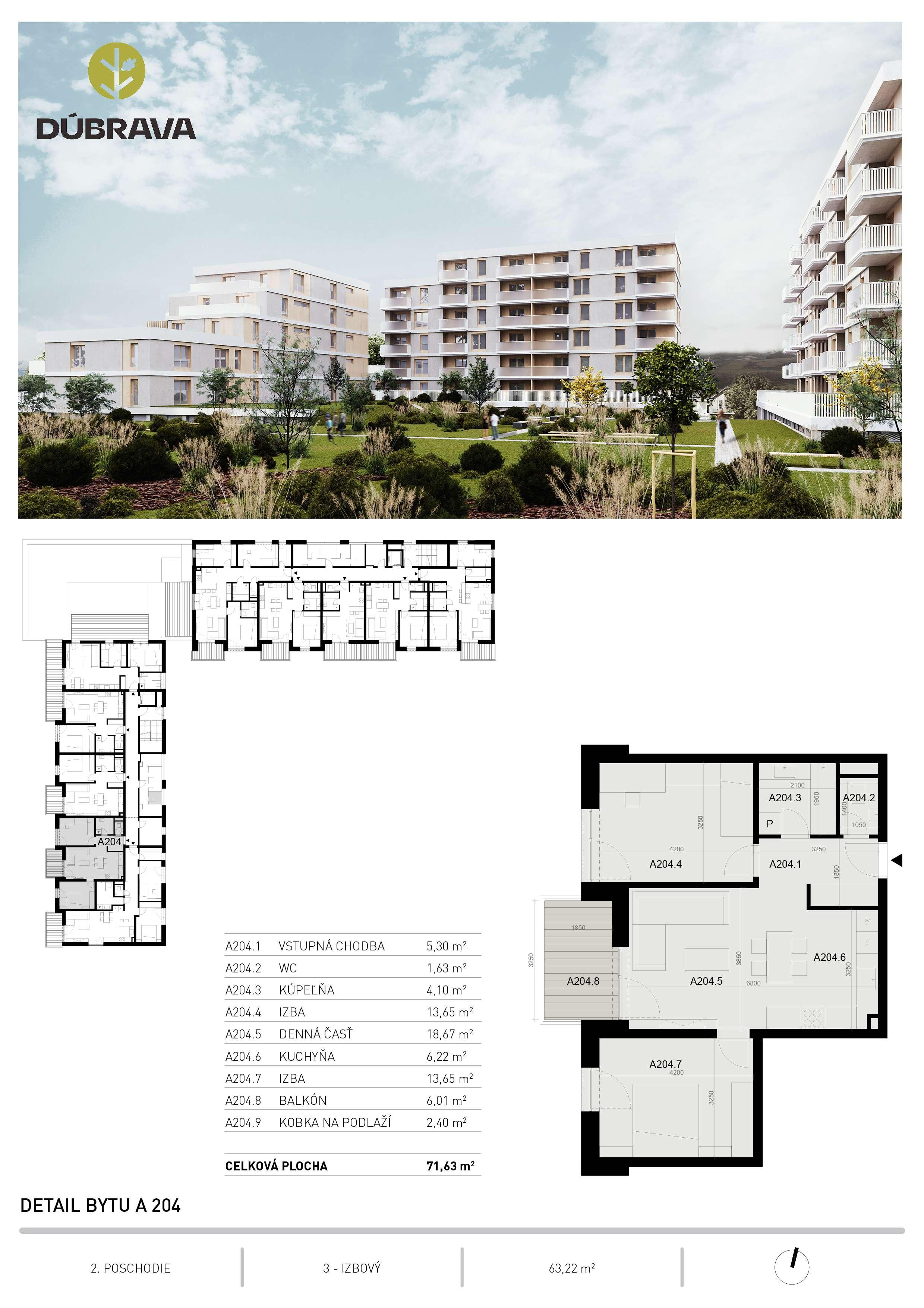 Dúbrava - A204 - Pôdorys
